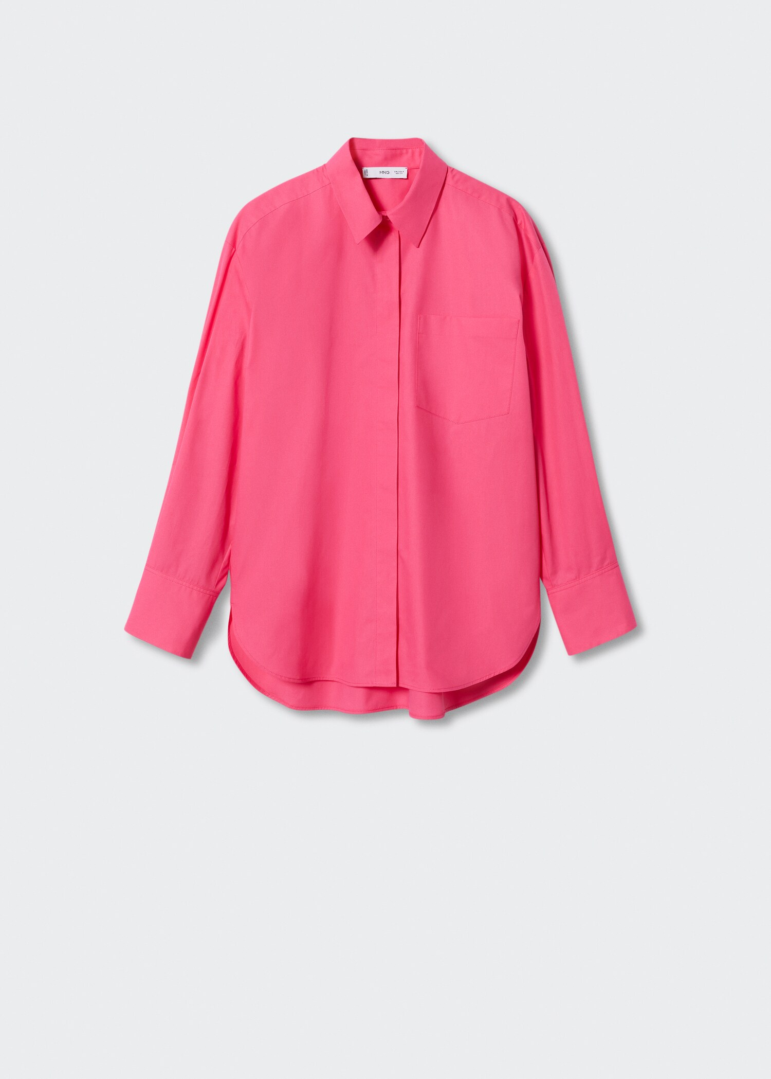 Oversize cotton shirt - Article without model