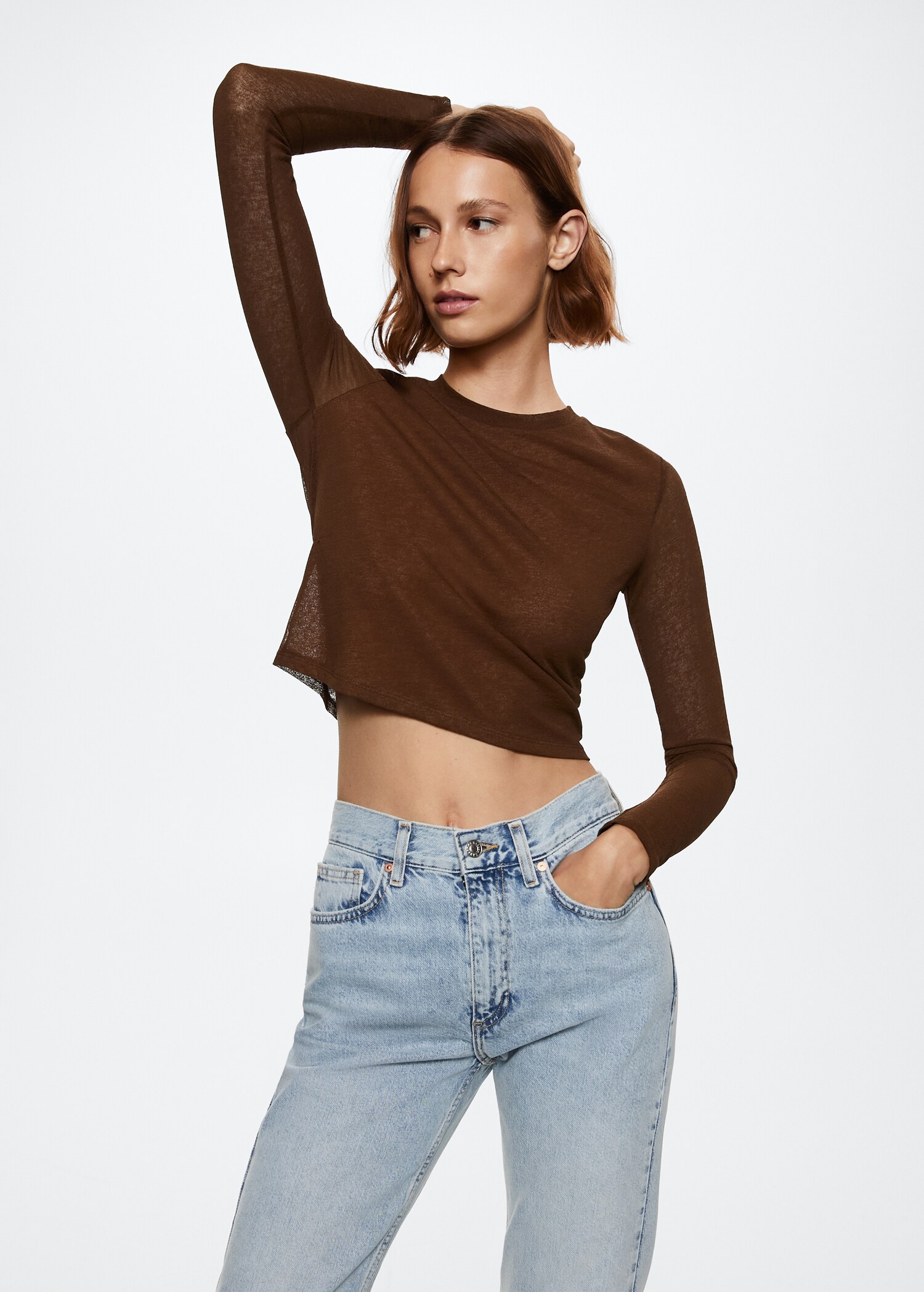 Long sleeve T-shirt - Medium plane
