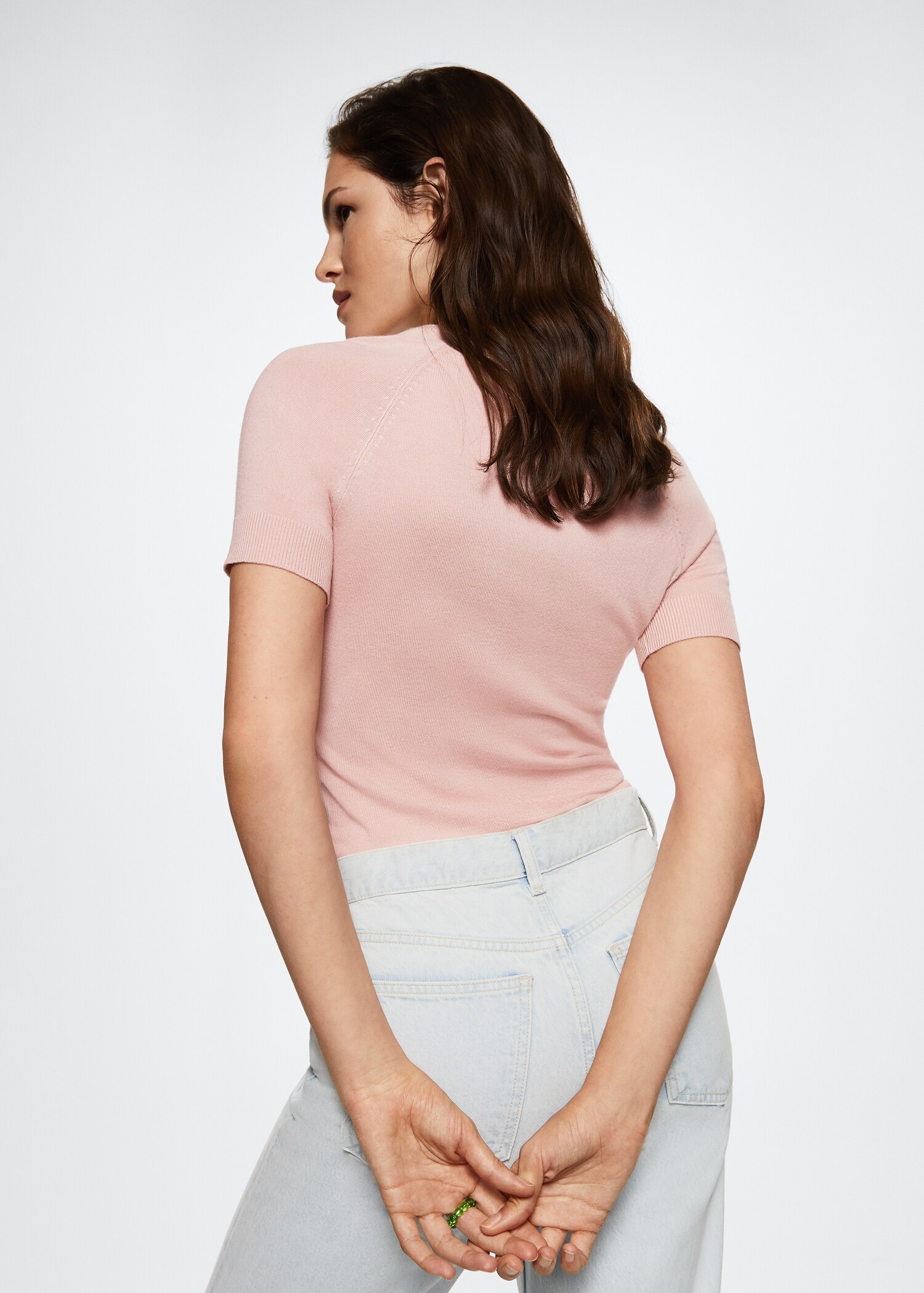 Fine-knit sweater - Reverse of the article