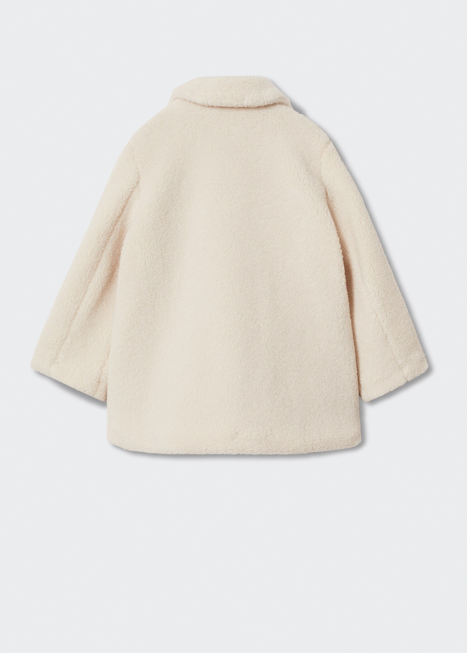 Faux shearling coat - Reverse of the article