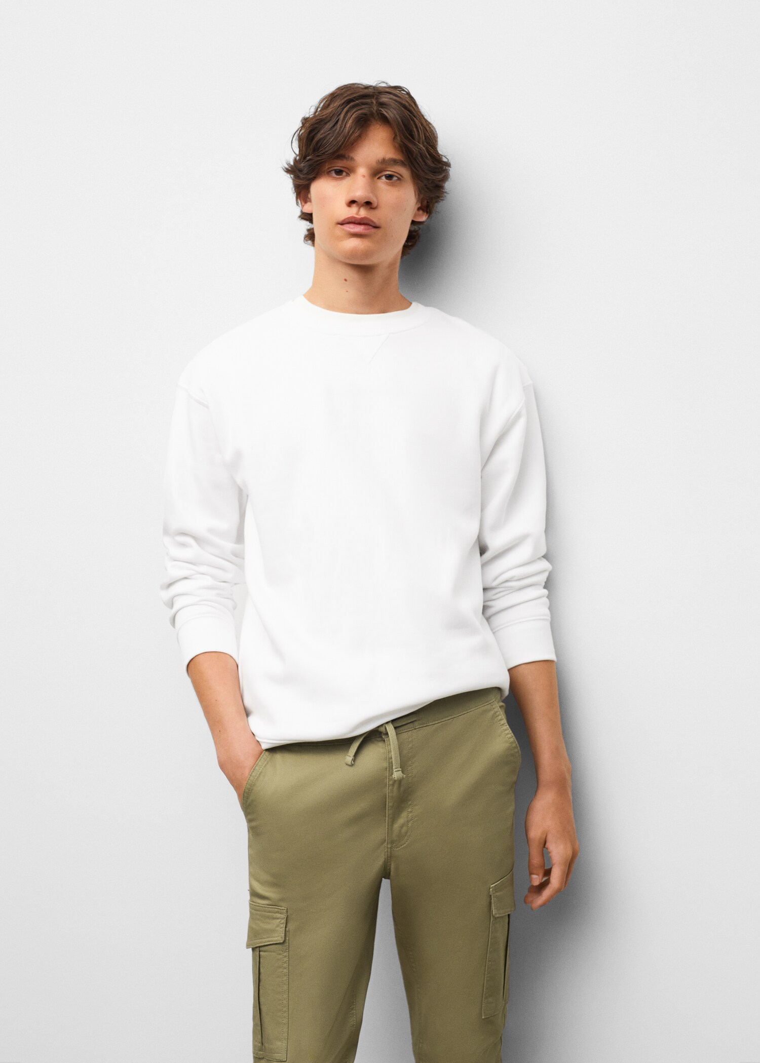 Cotton cargo trousers - Details of the article 1