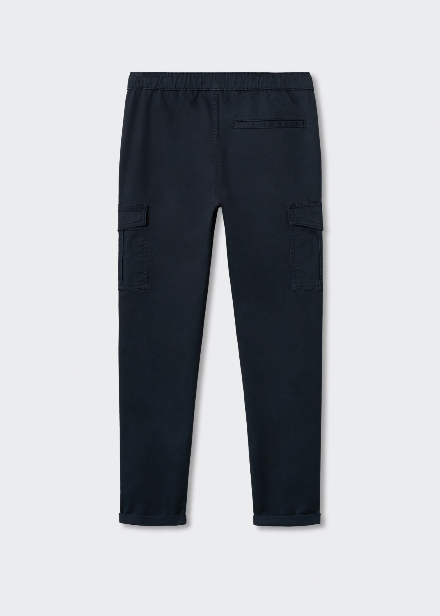 Cotton cargo trousers - Reverse of the article