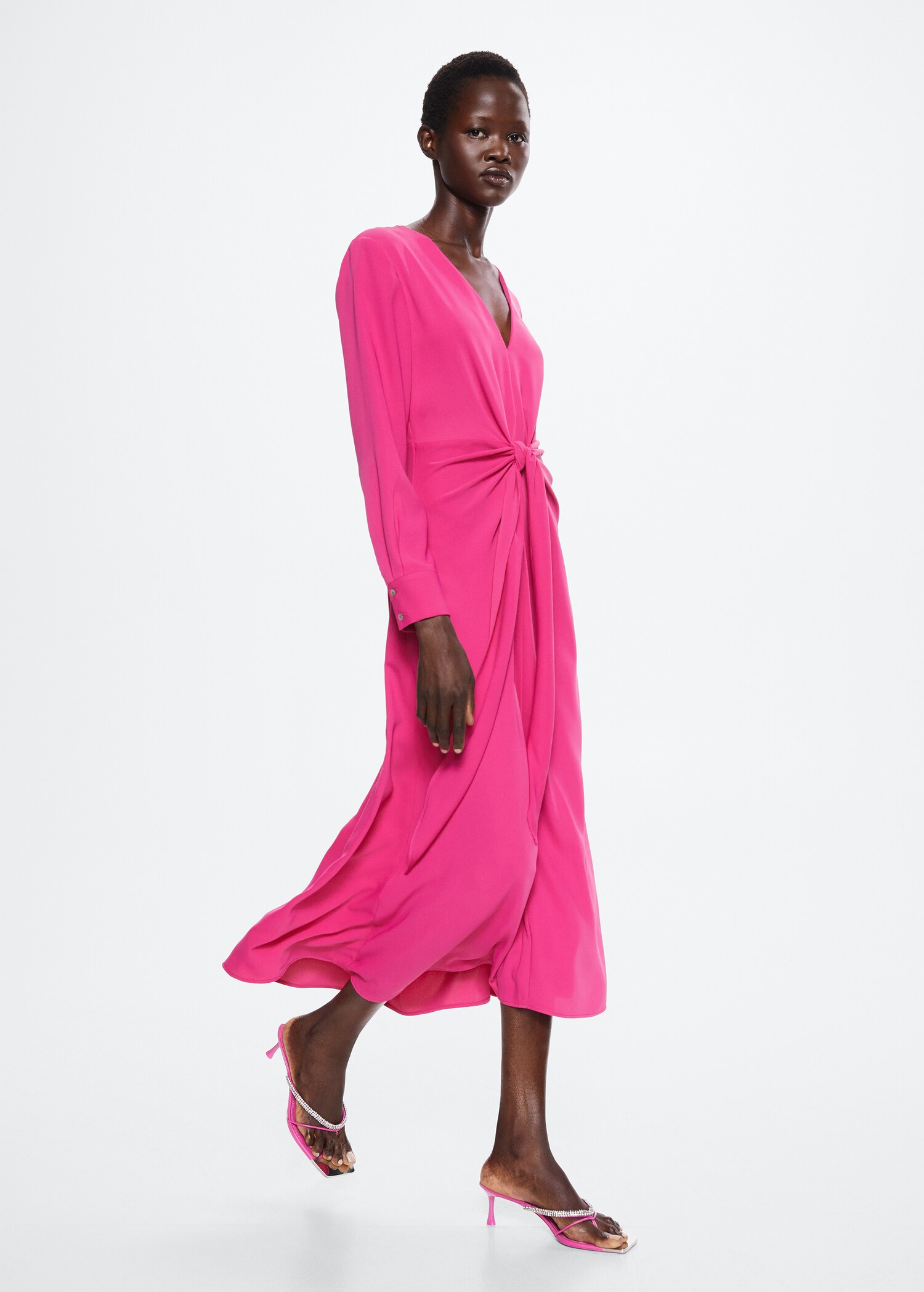 Vestido midi lazo - Detalle del artículo 1
