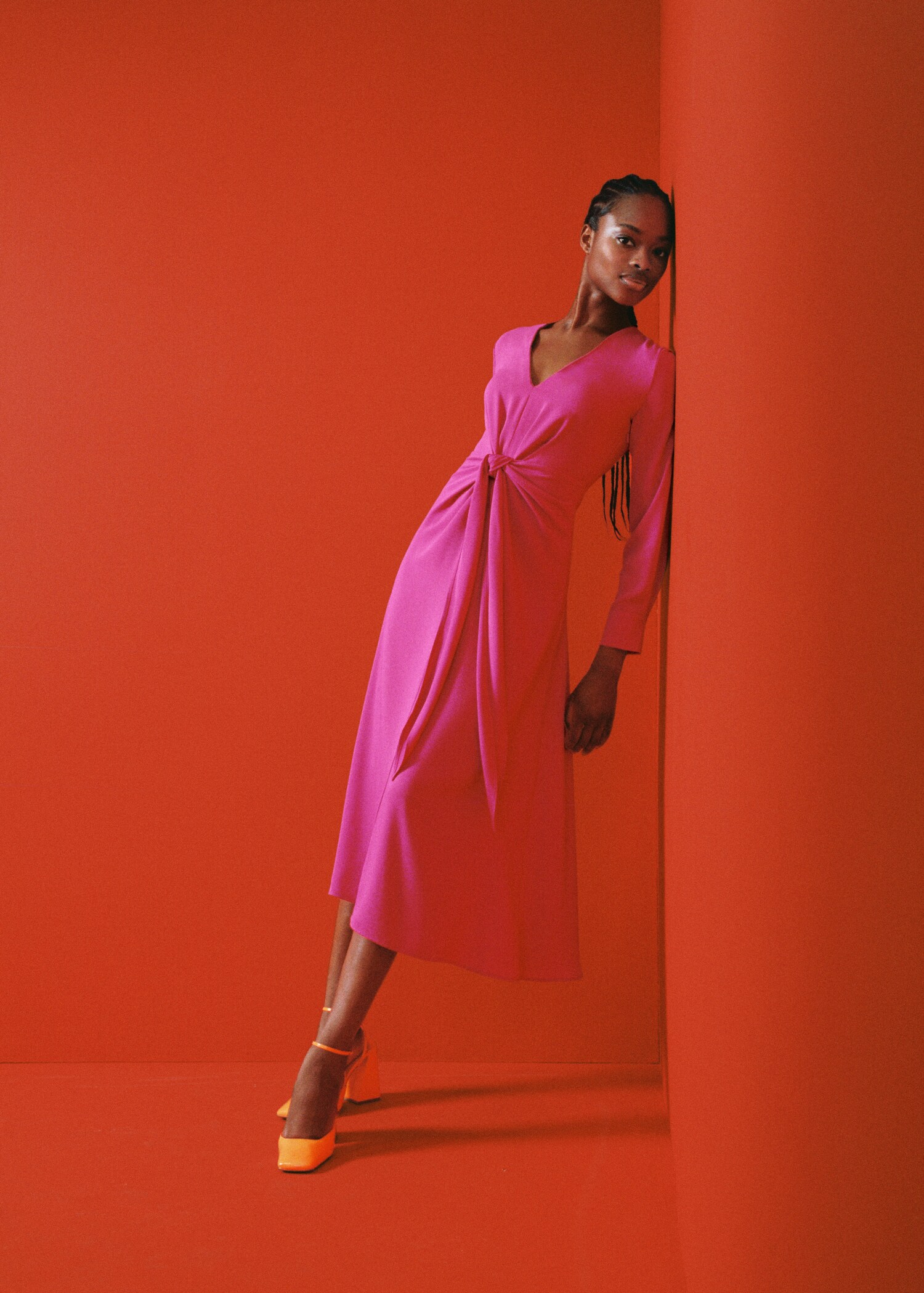 Vestido midi lazo - Detalle del artículo 6