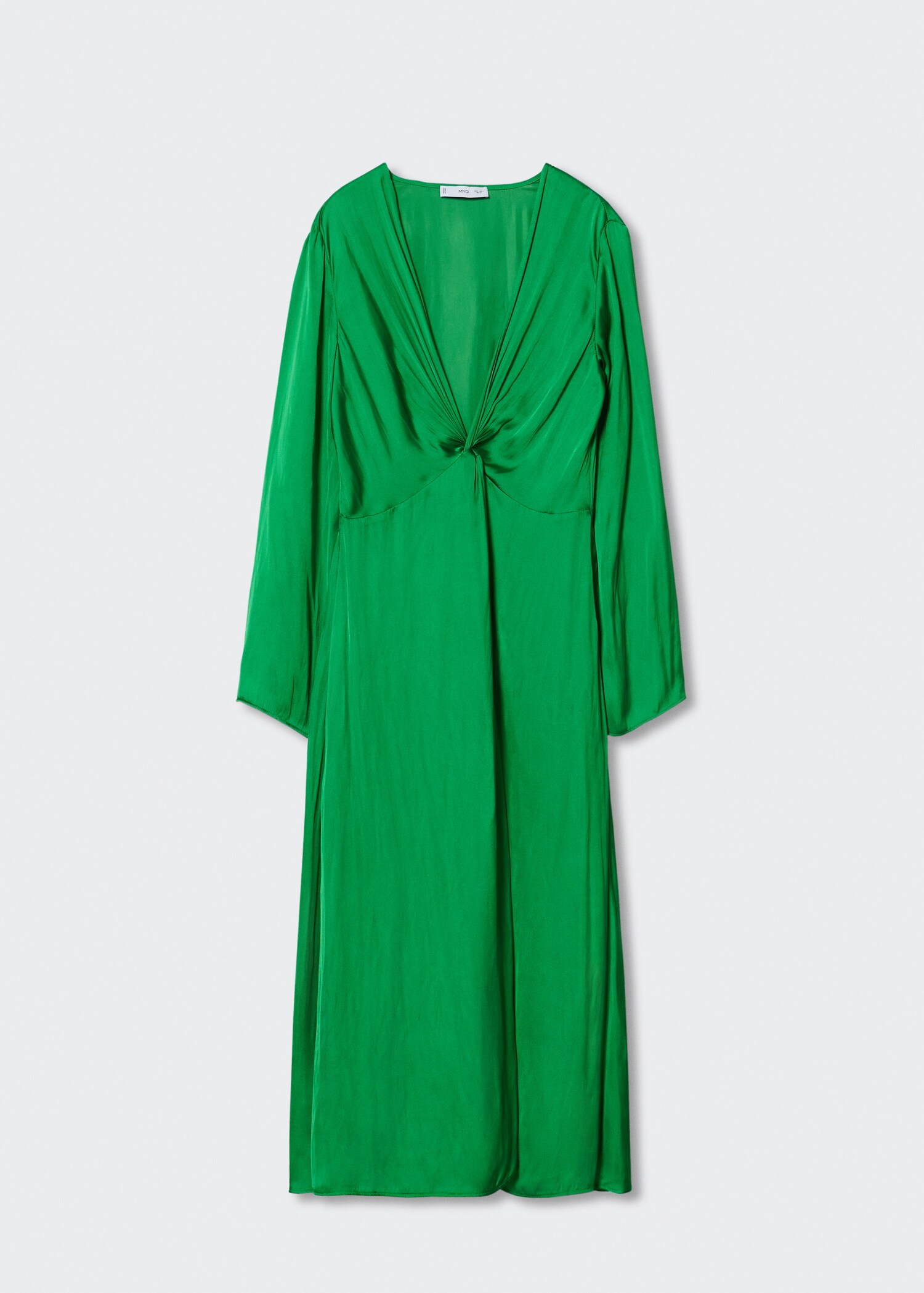 Vestido satinado abertura - Artículo sin modelo