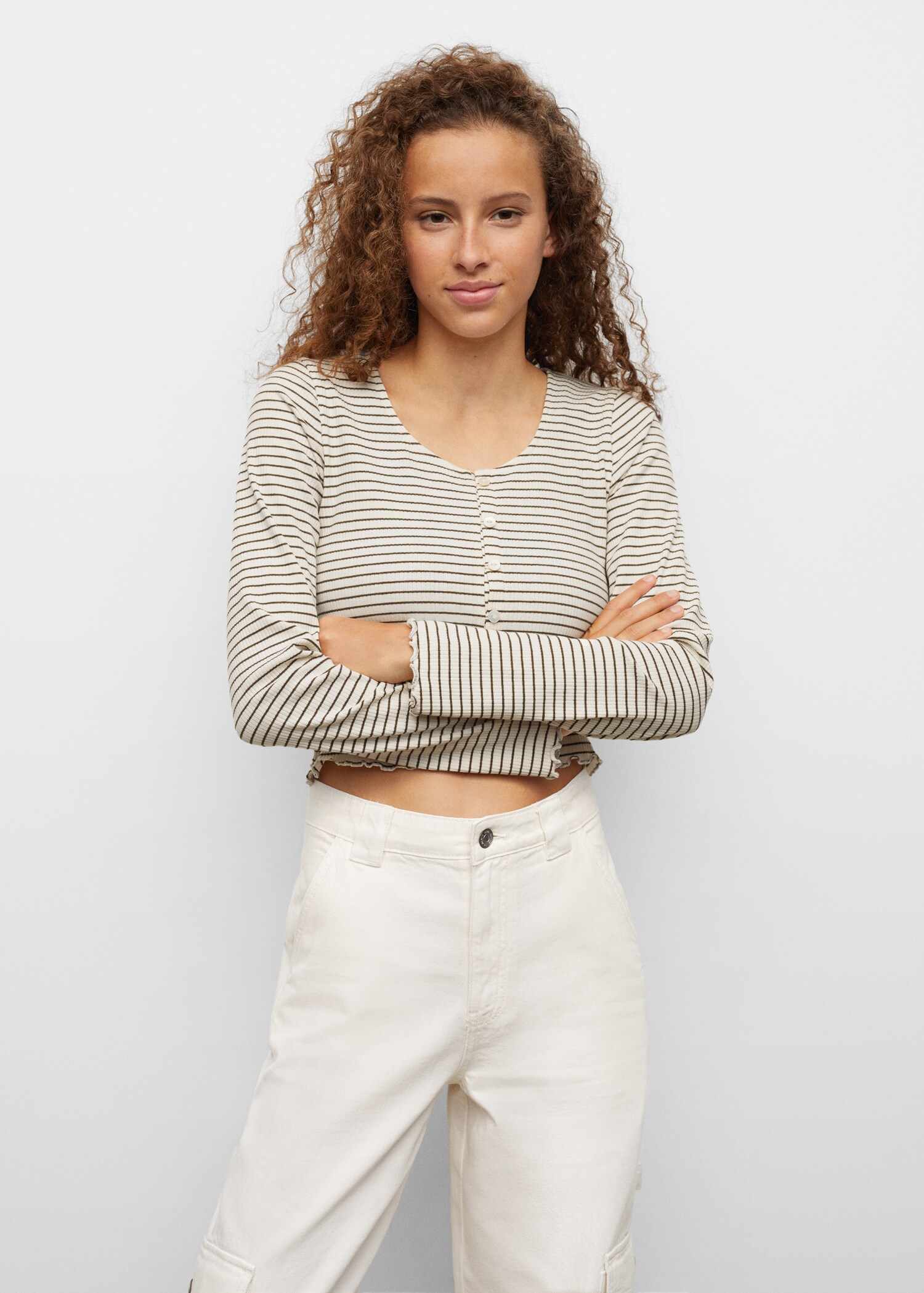 Striped T-shirt - Medium plane