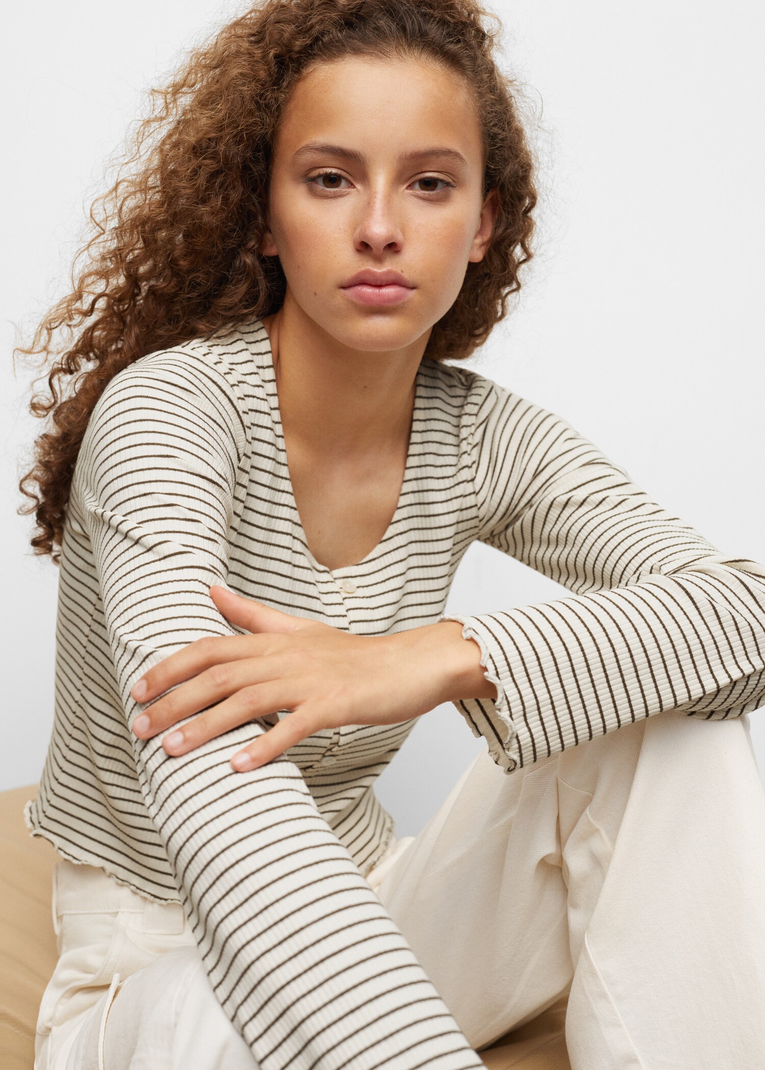 Striped T-shirt - Details of the article 1