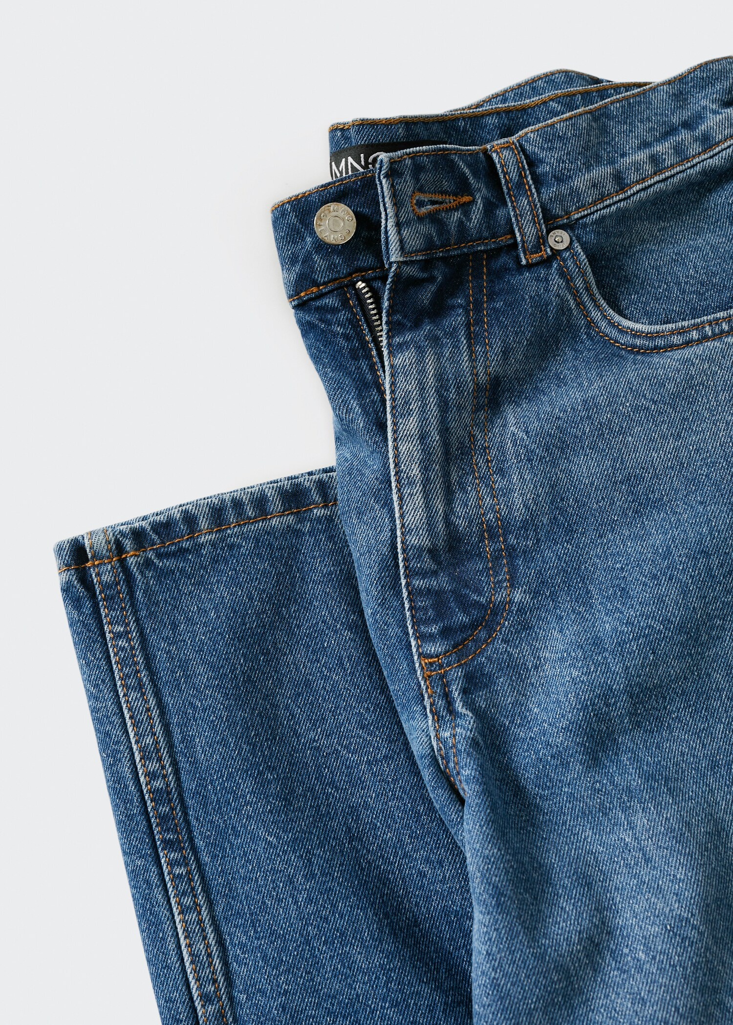 High-waist wideleg jeans - Details of the article 8
