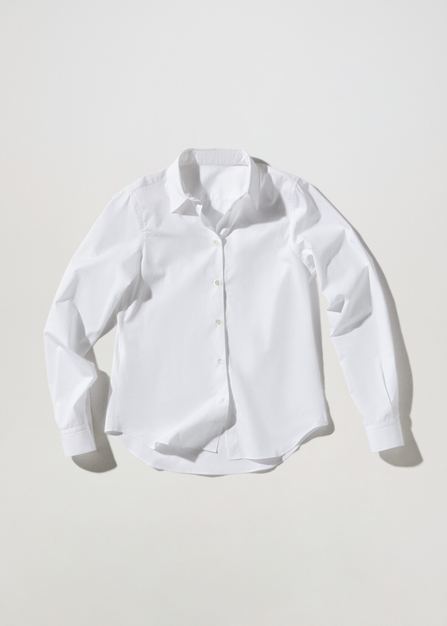 Regular-fit poplin shirt  - Article without model