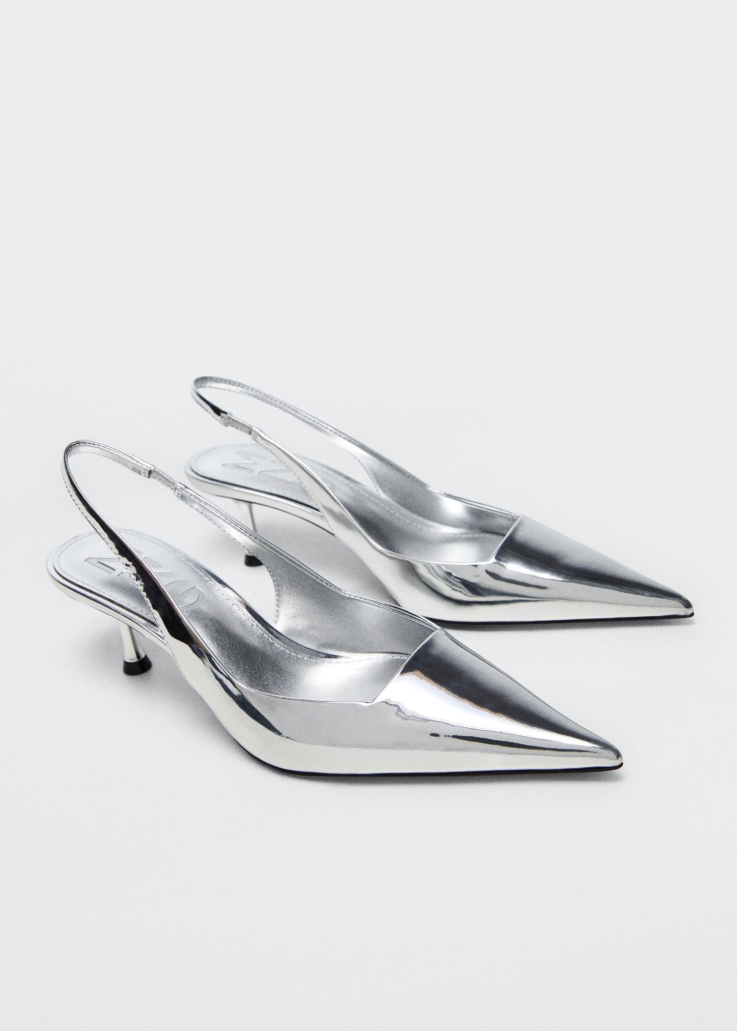 Metallic heel shoes - Medium plane