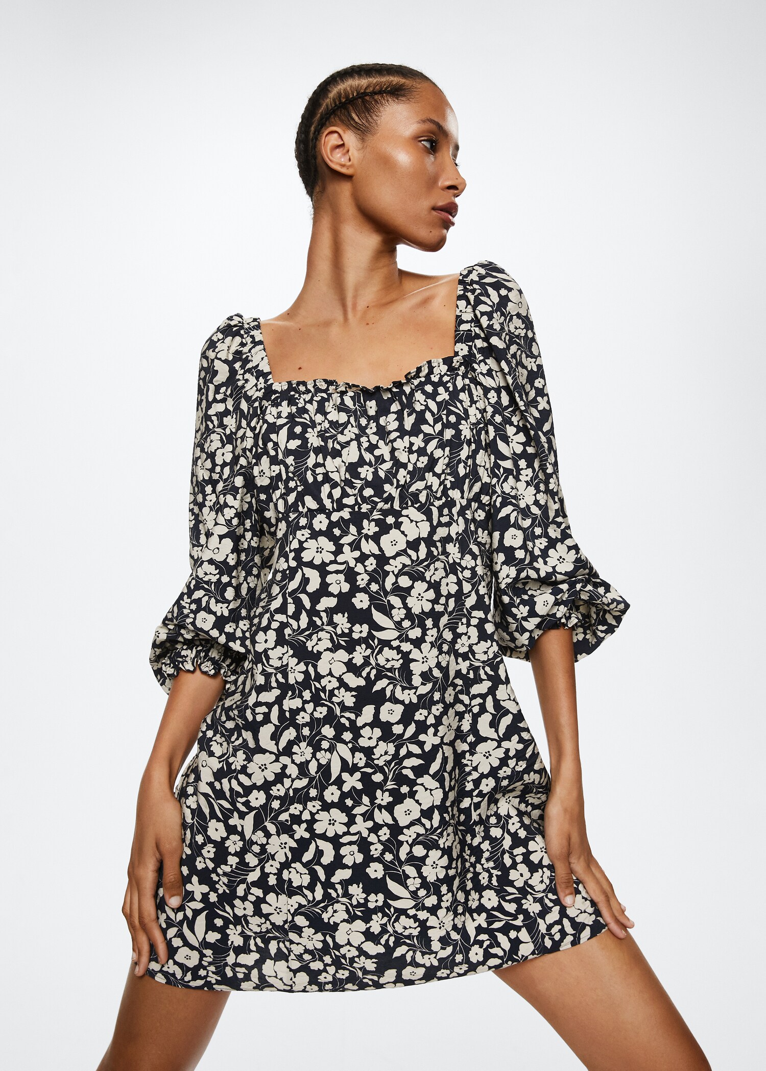 Robe courte imprimée  - Détail de l'article 1