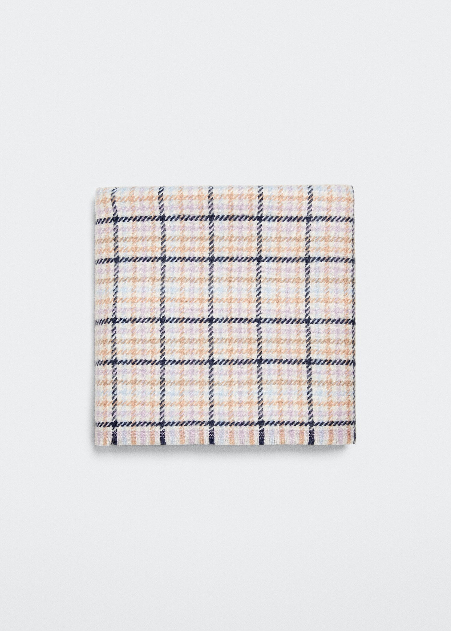 Tricolour check scarf - Article without model