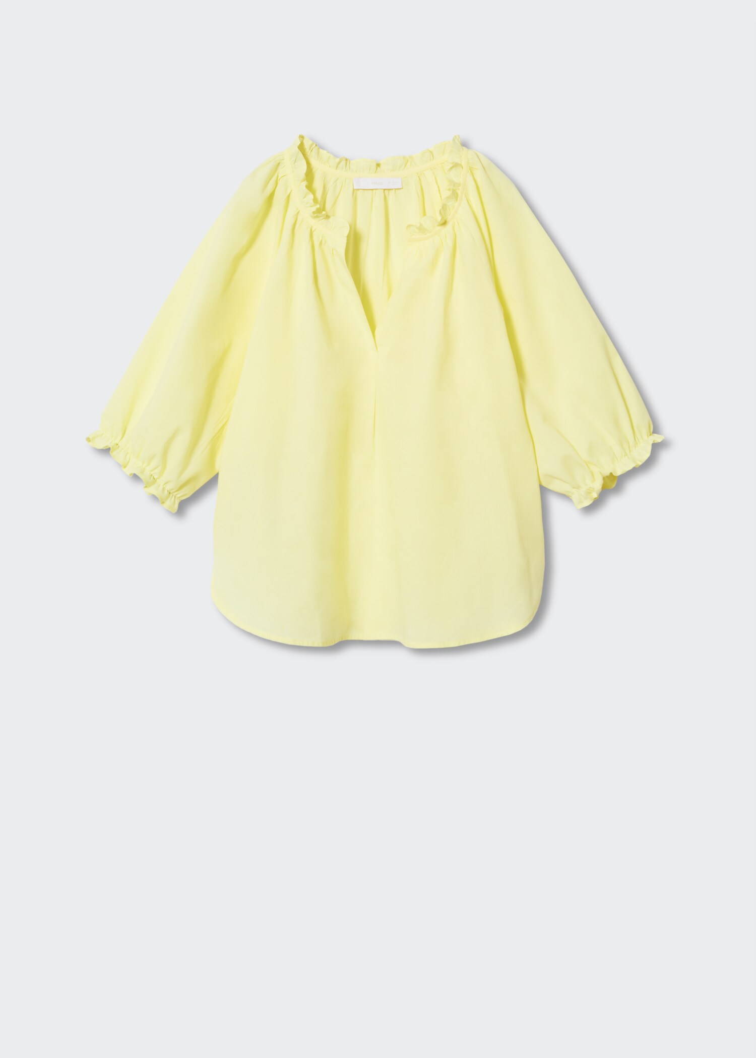 Blusa algodón manga abullonada - Artículo sin modelo