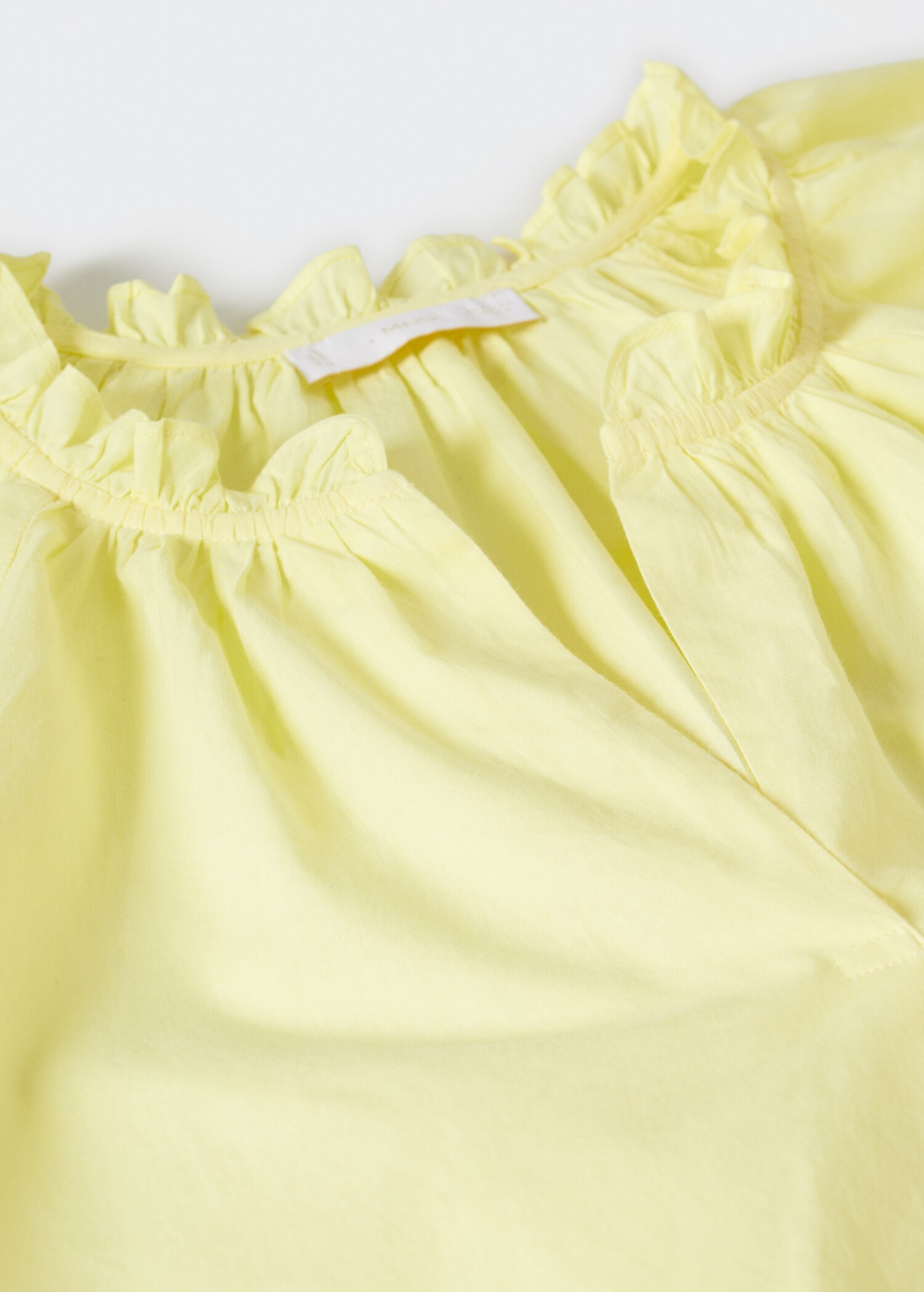 Blusa algodón manga abullonada - Detalle del artículo 8