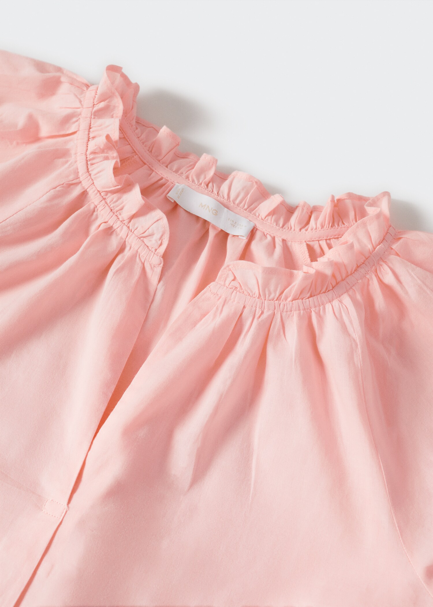 Blusa algodón manga abullonada - Detalle del artículo 8