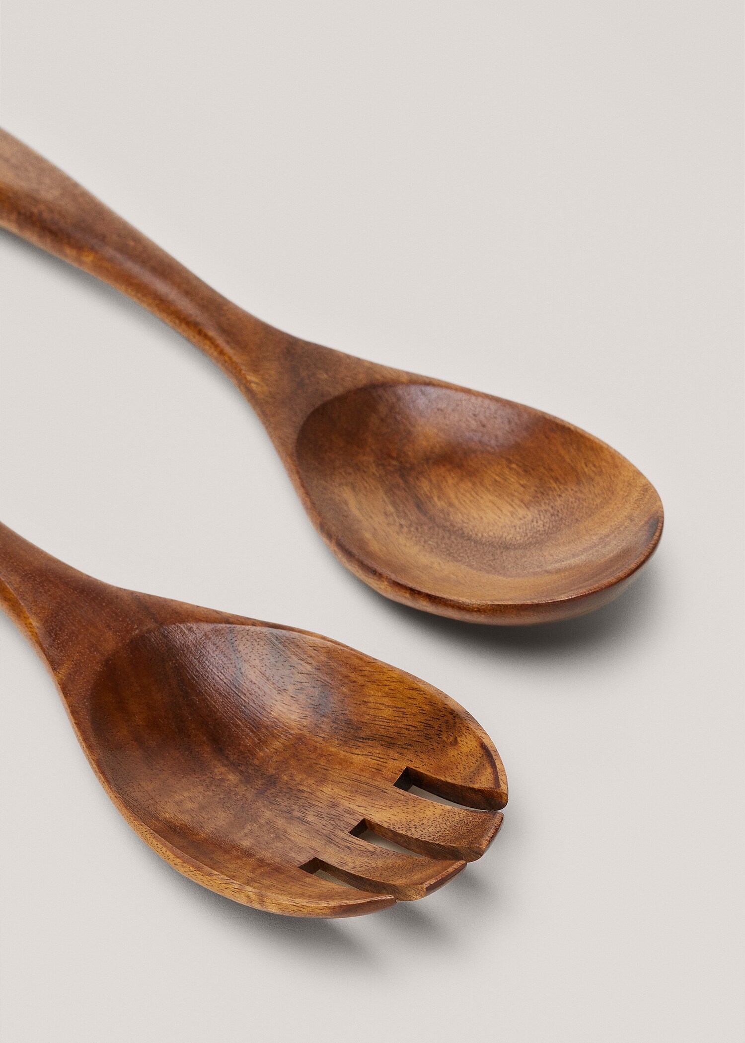 Acacia wood spoon and fork  - Details of the article 2