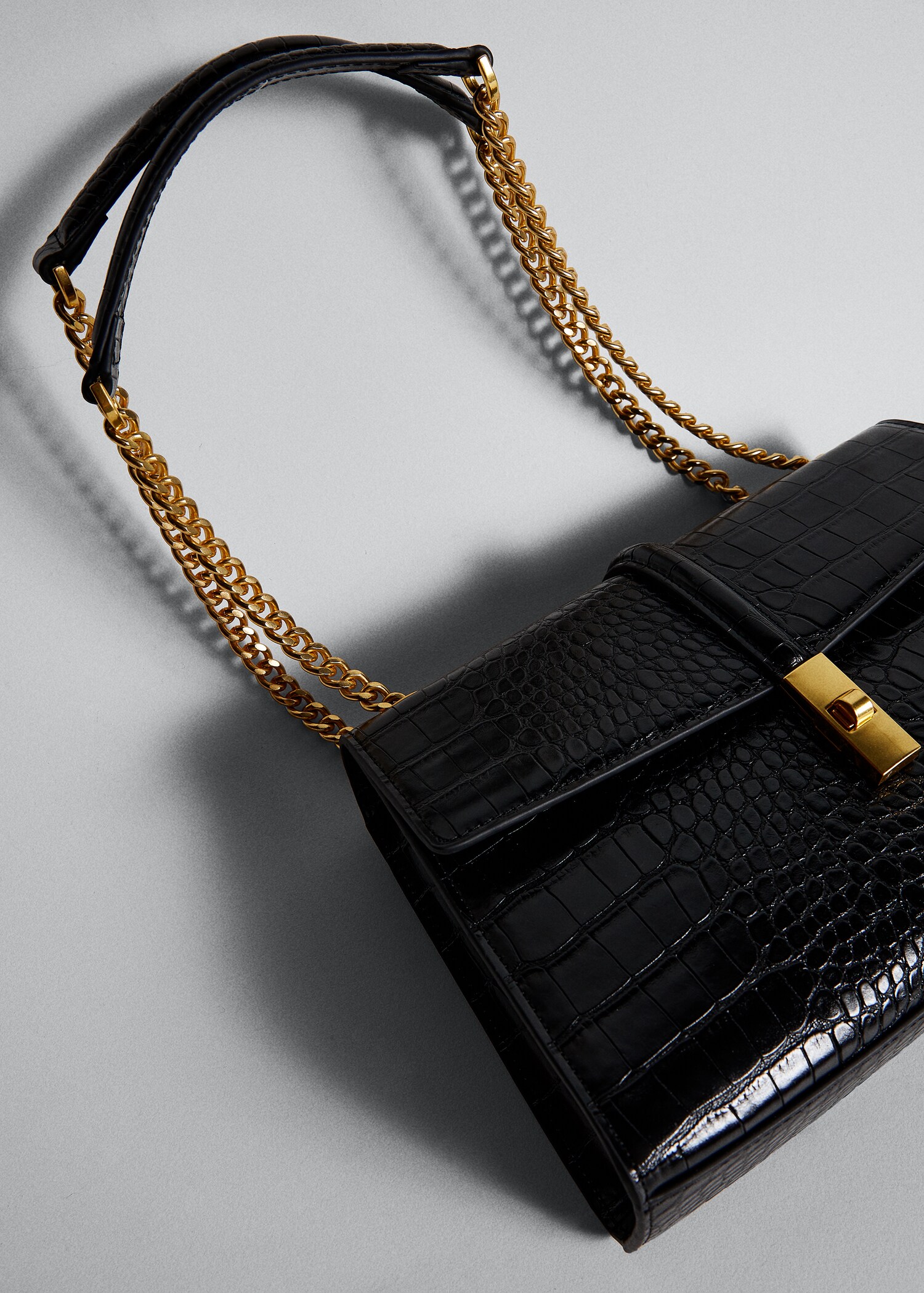 Sac chaîne imitation crocodile - Détail de l'article 4