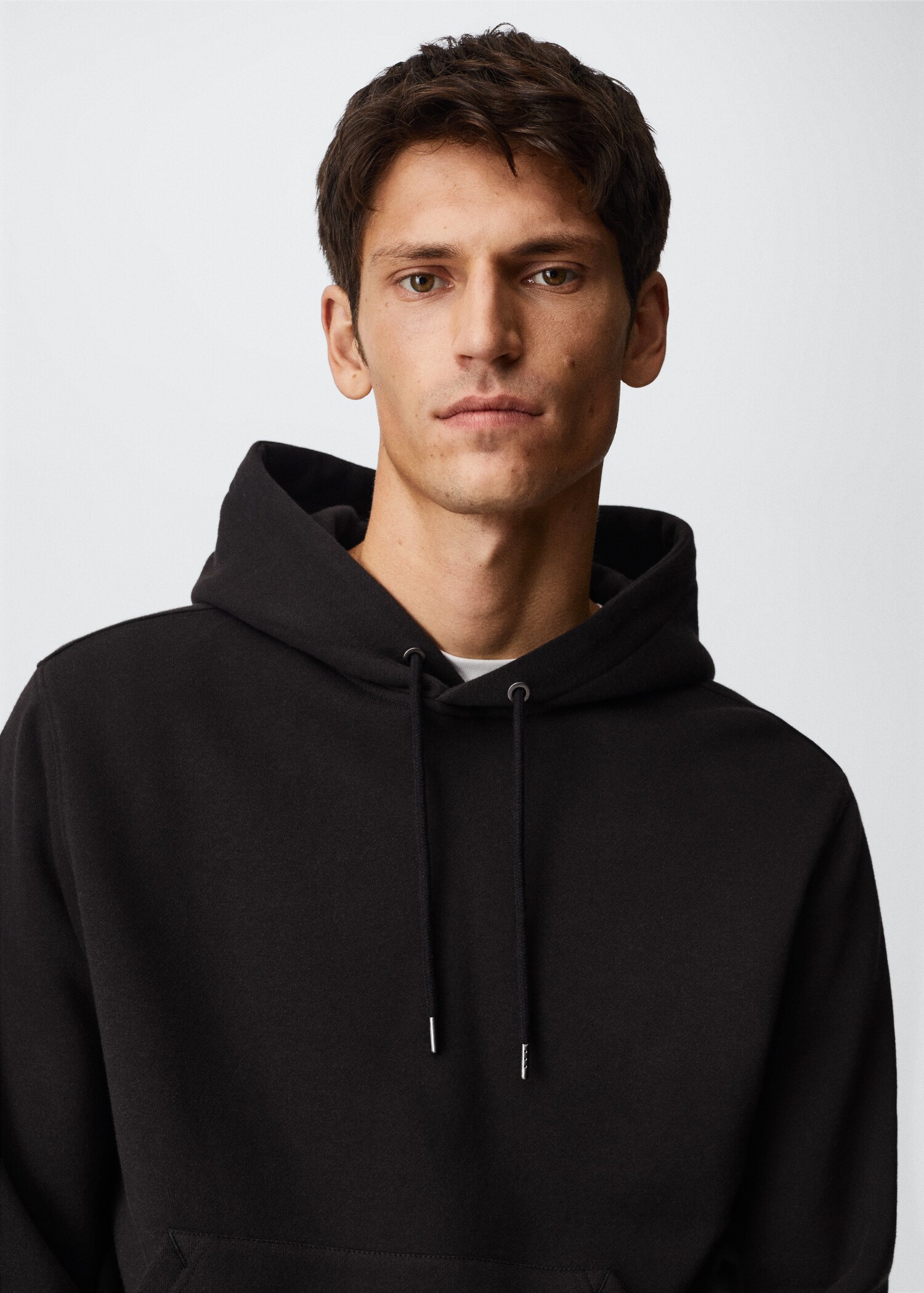 Sweatshirt i bomull med hette - Artikkeldetalj 1