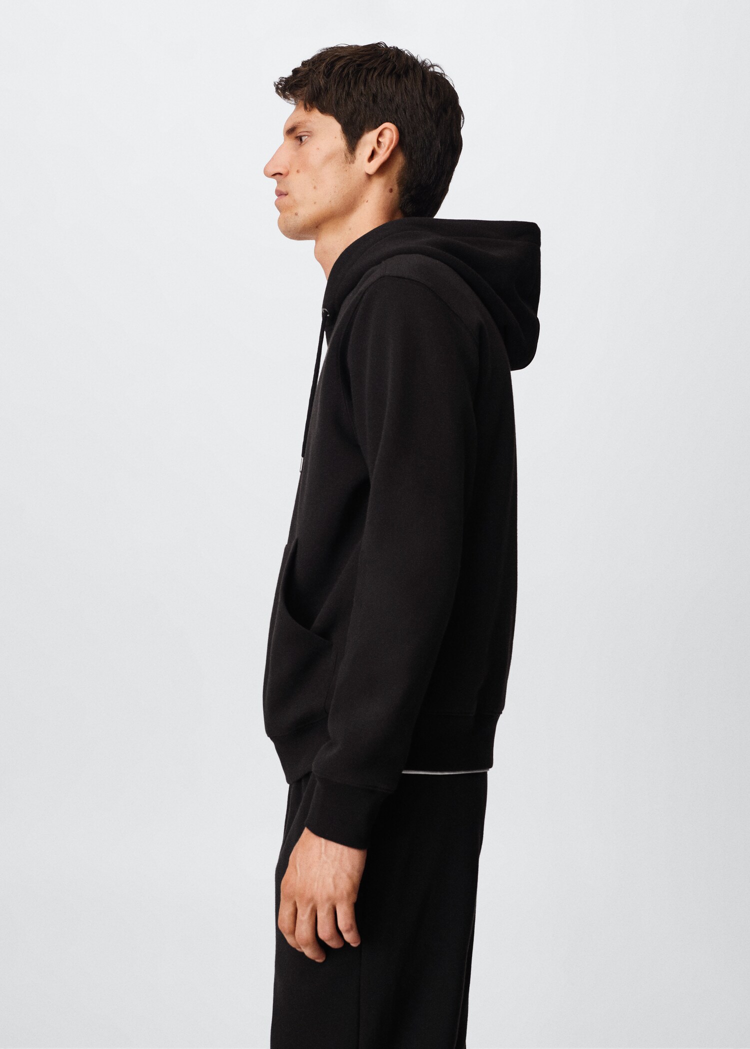 Sweatshirt i bomull med hette - Artikkeldetalj 2