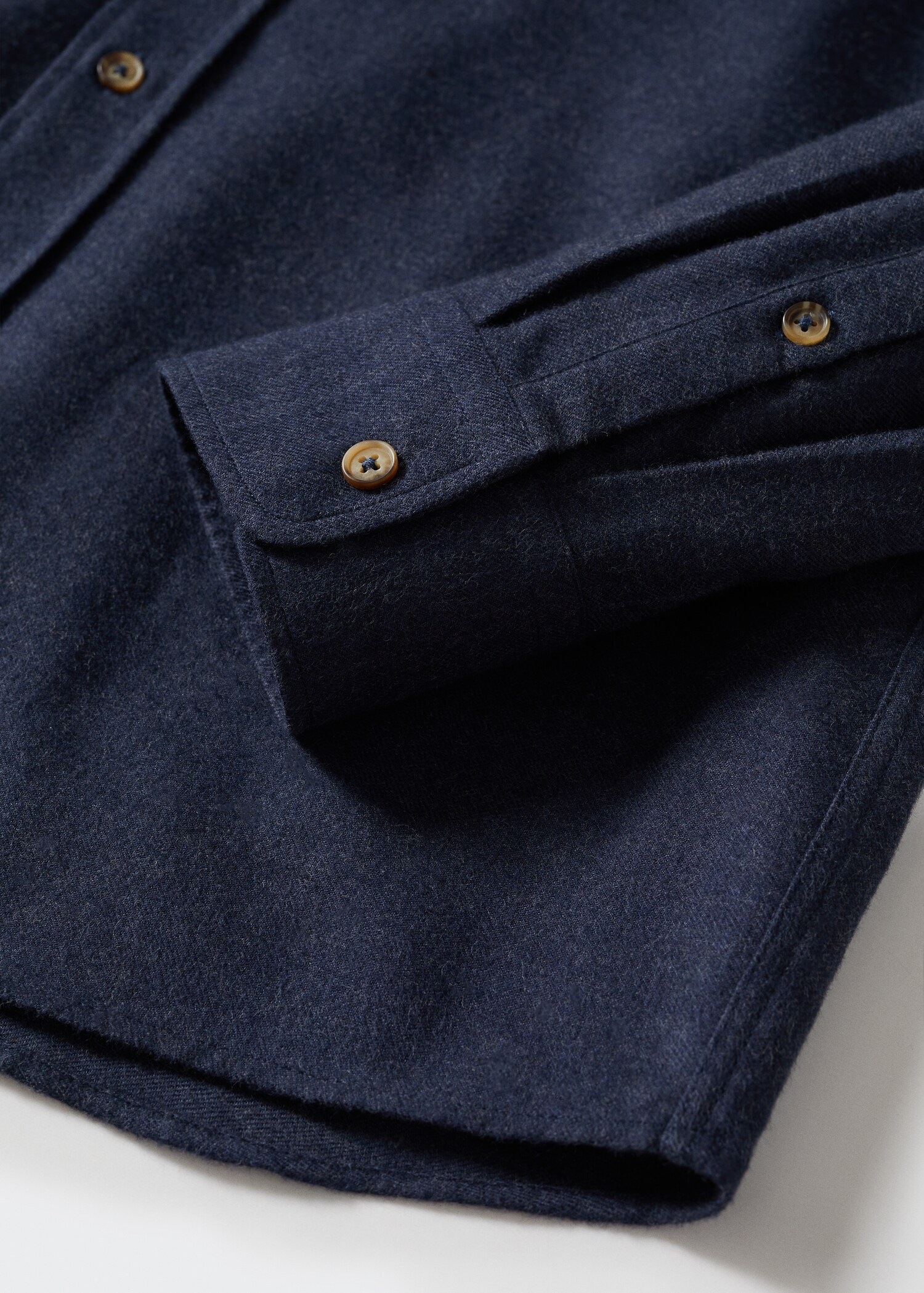 Textured cotton shirt - Details of the article 7