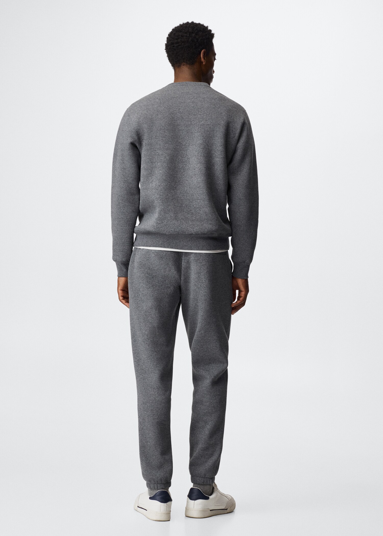 Plush cotton sweatshirt - Reverse of the article