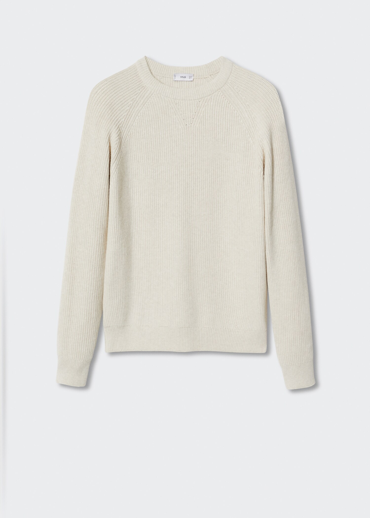 Flecked cotton-blend sweater - Article without model