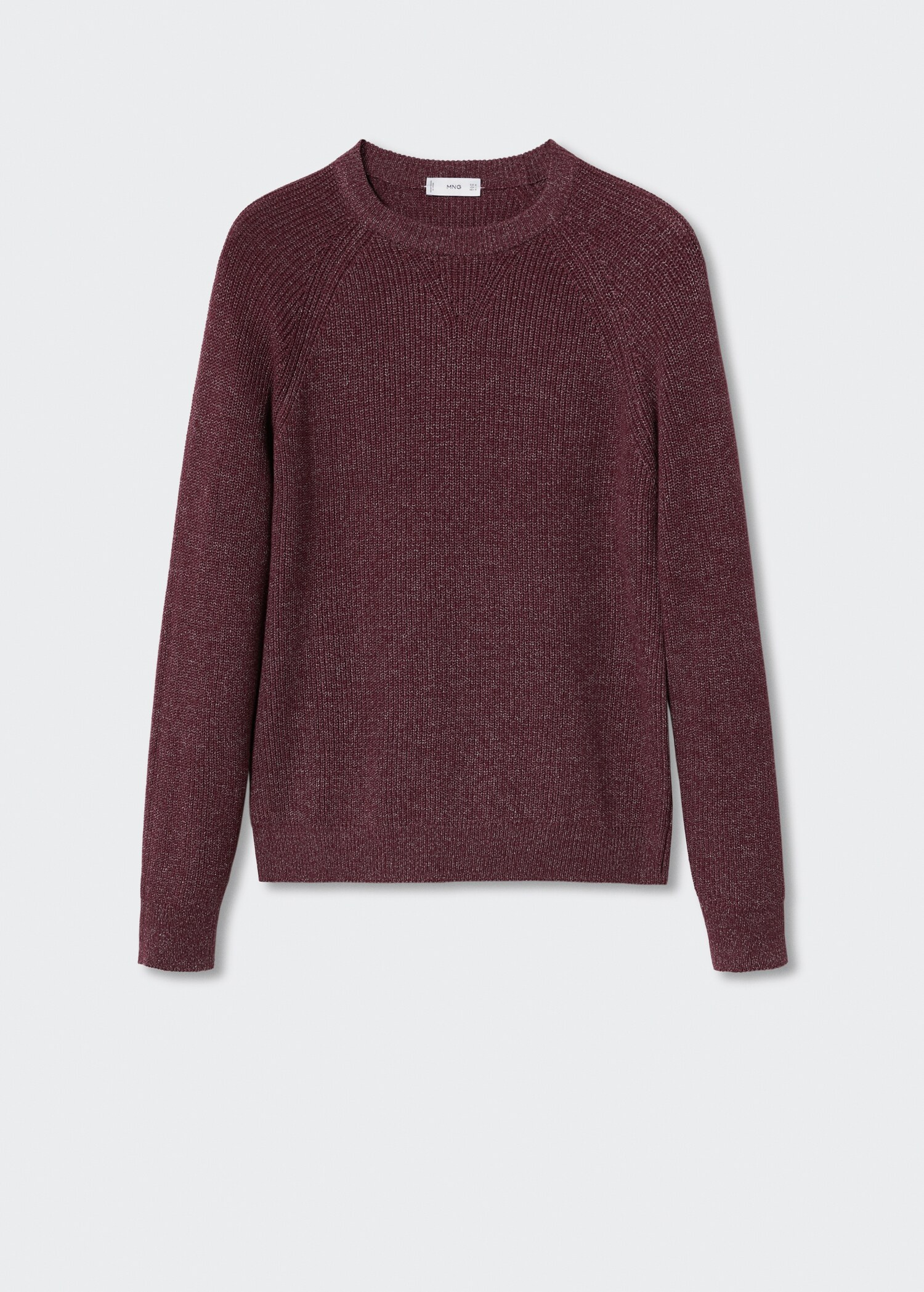 Flecked cotton-blend sweater - Article without model