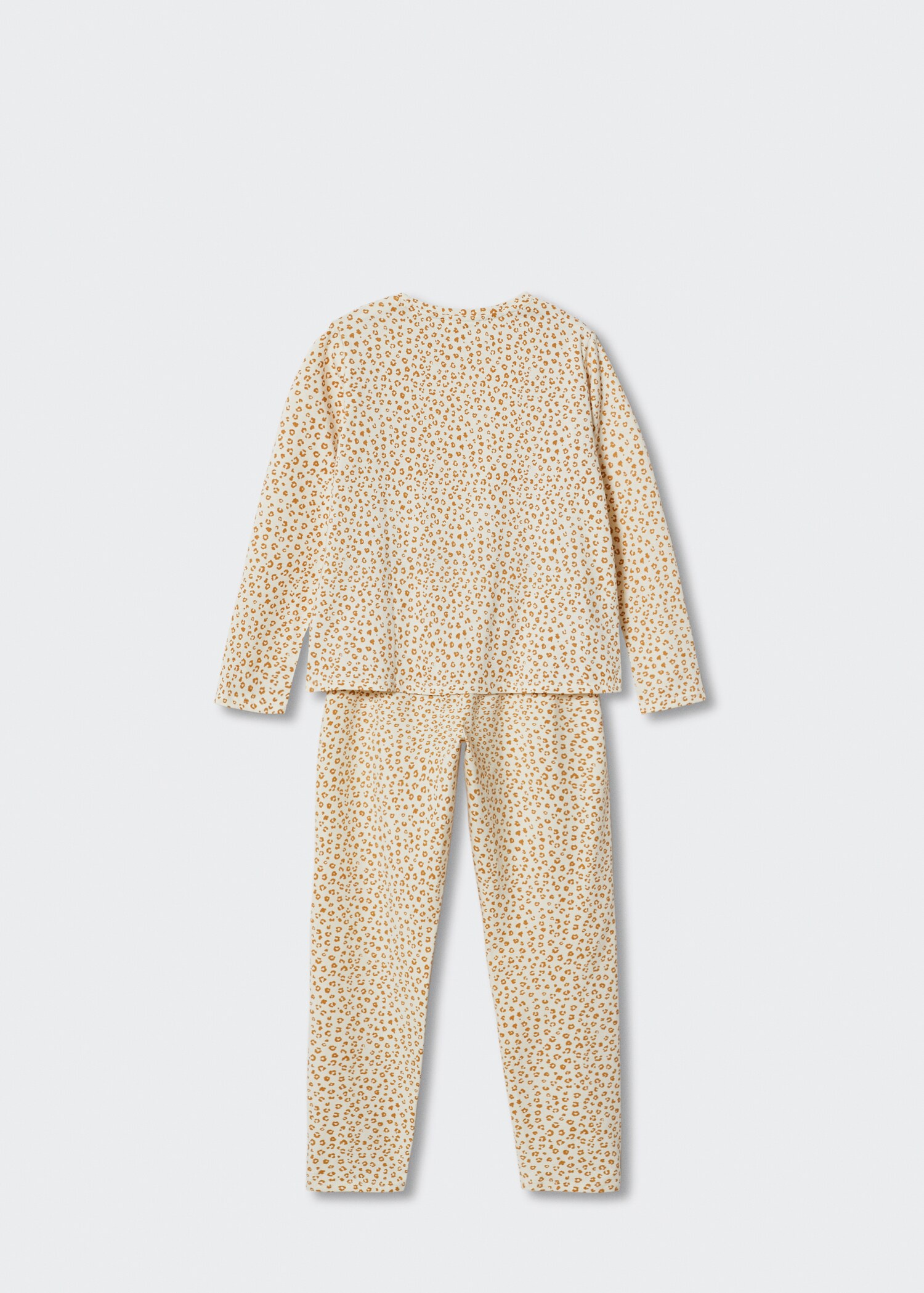 Lang pyjamas med striper - Baksiden av artikkelen