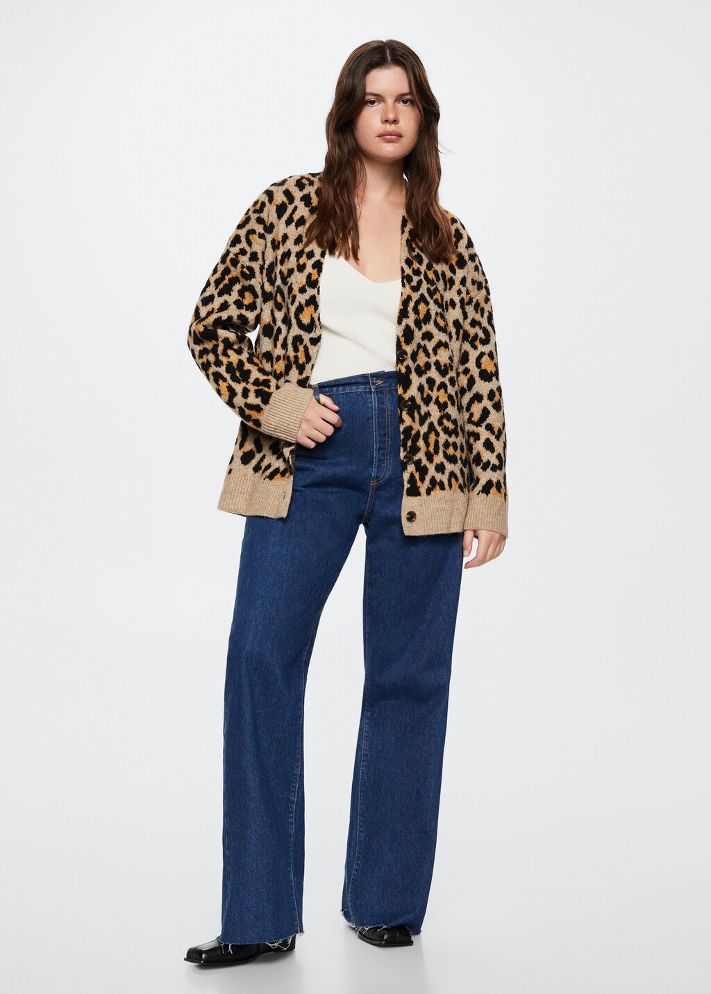 新品　Cardigan Jacket Animal Print ANIMAL PRINT CARDIGAN - camel | ZARA UAE - Dubai/Sharjah