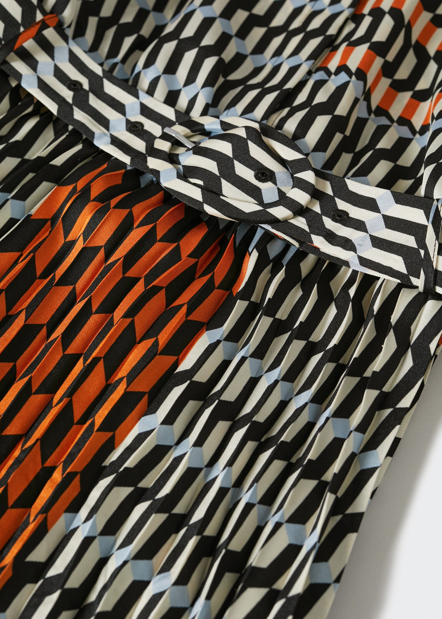 Vestido midi com estampado geométrico - Pormenor do artigo 8