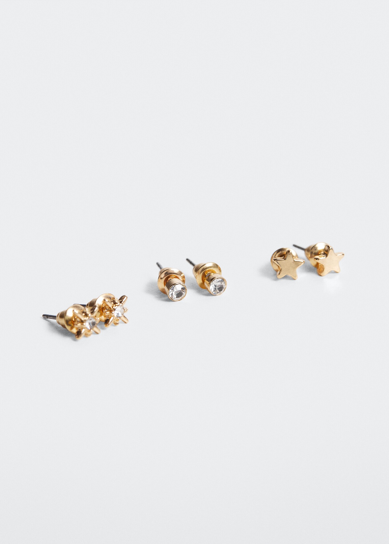 Pack of 3 earrings - Medium plane
