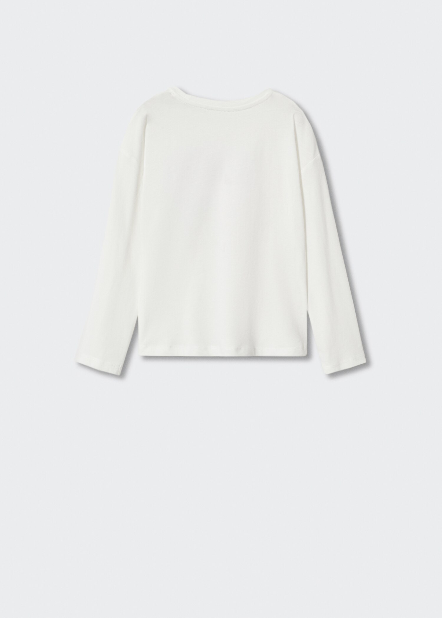 T-shirt manches longues imprimé - Verso de l’article