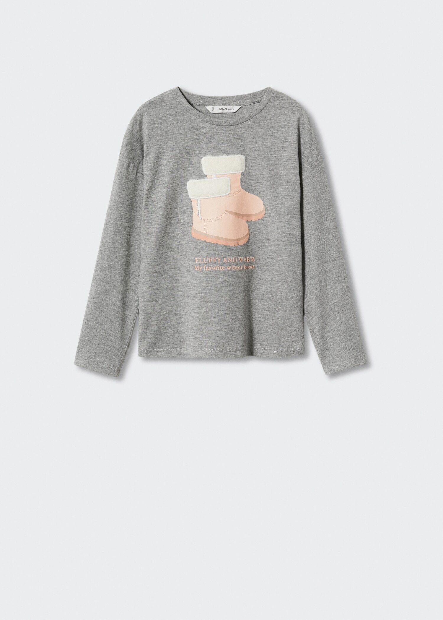 T-shirt manches longues imprimé - Article sans modèle