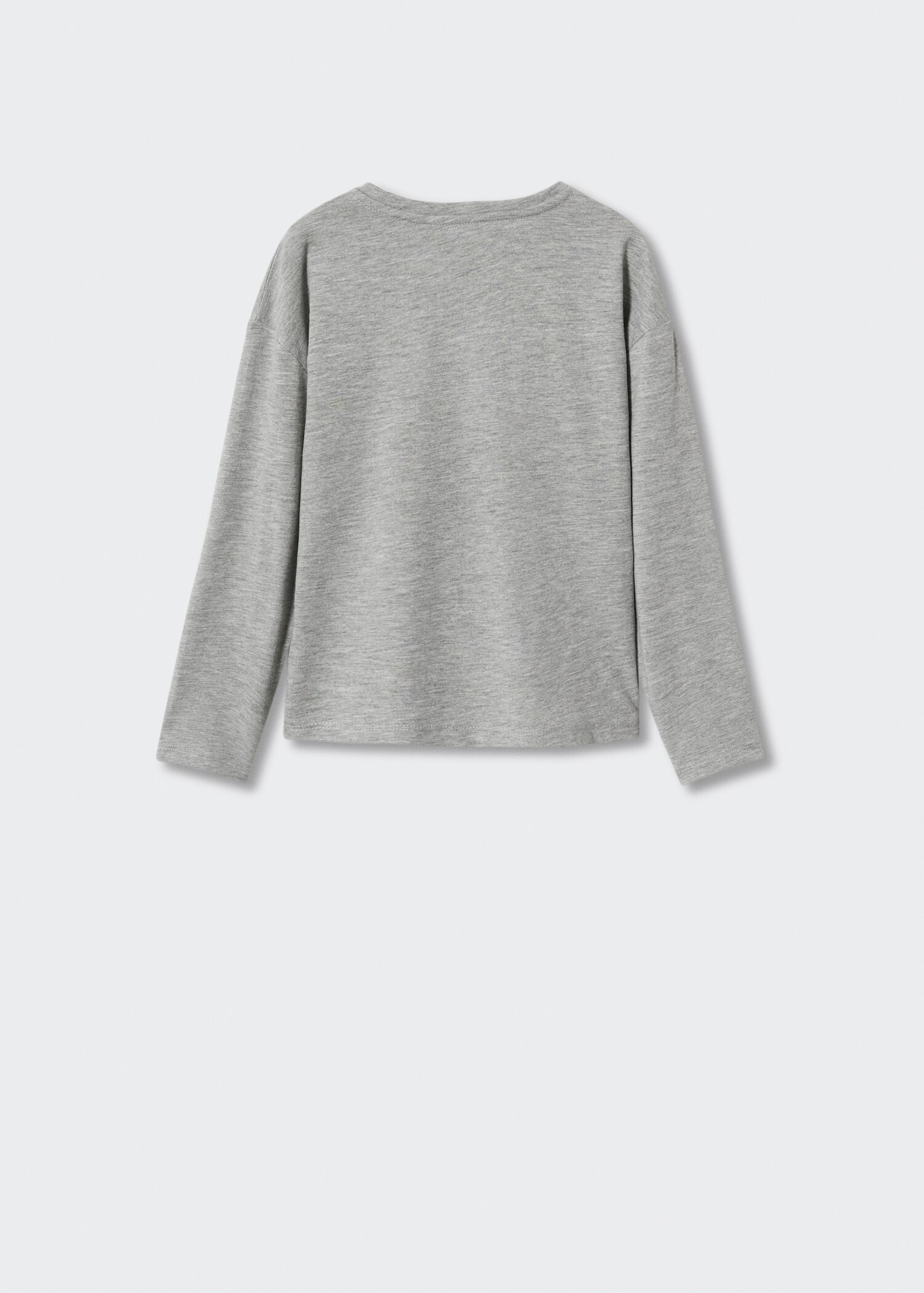 T-shirt manches longues imprimé - Verso de l’article