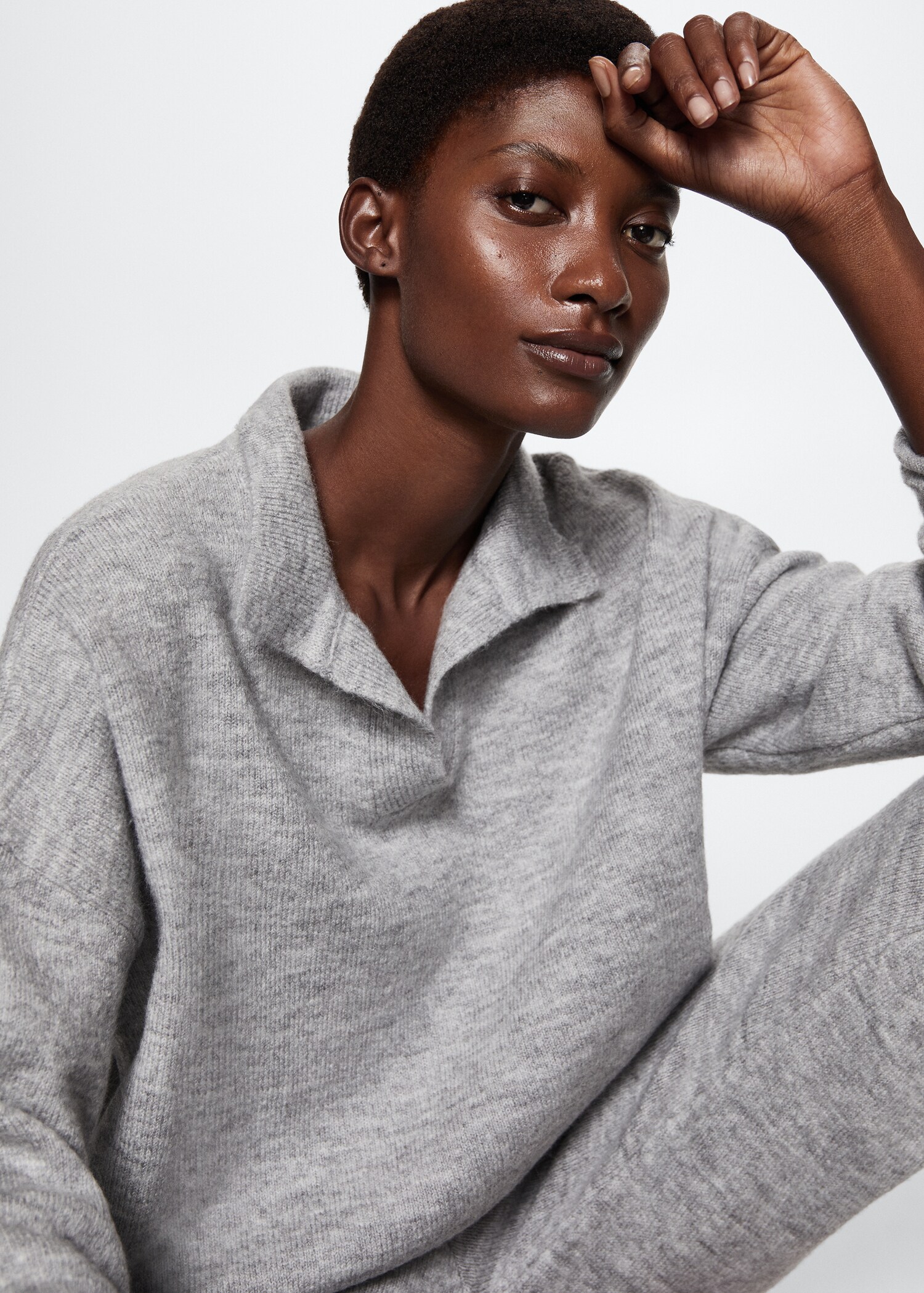 Polo neck sweater - Details of the article 2