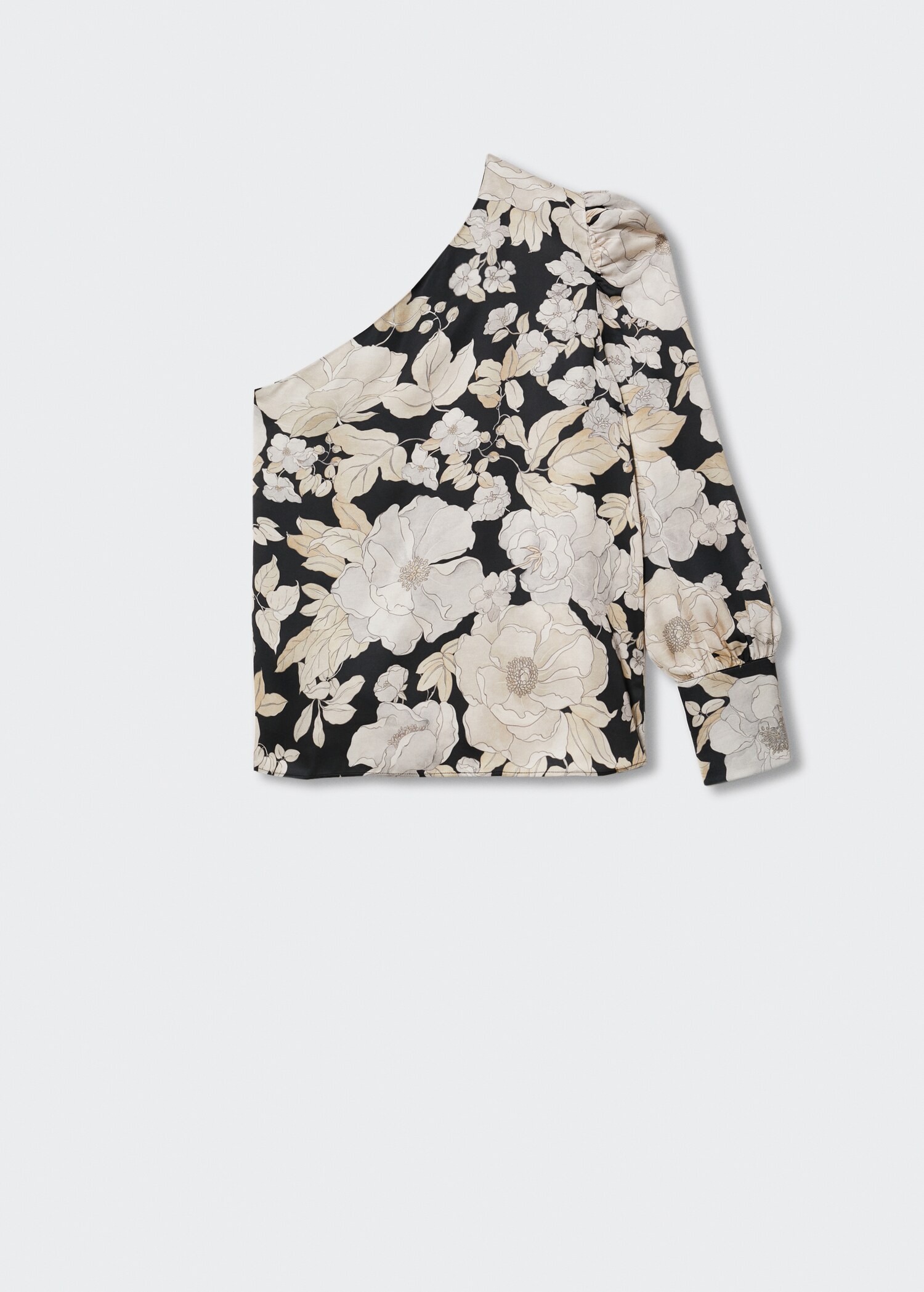 Asymmetrical printed blouse - Article without model