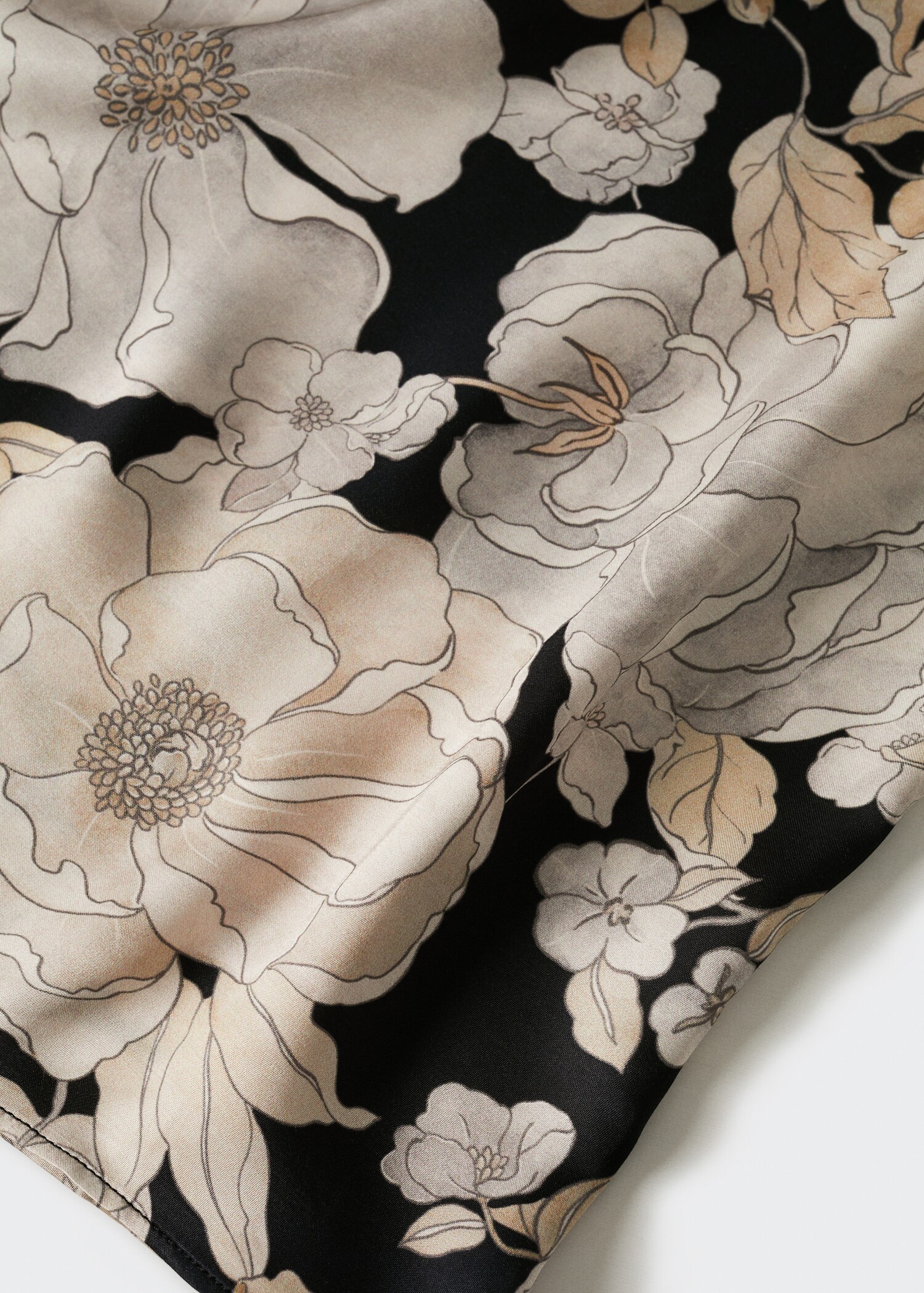 Asymmetrical printed blouse - Details of the article 8