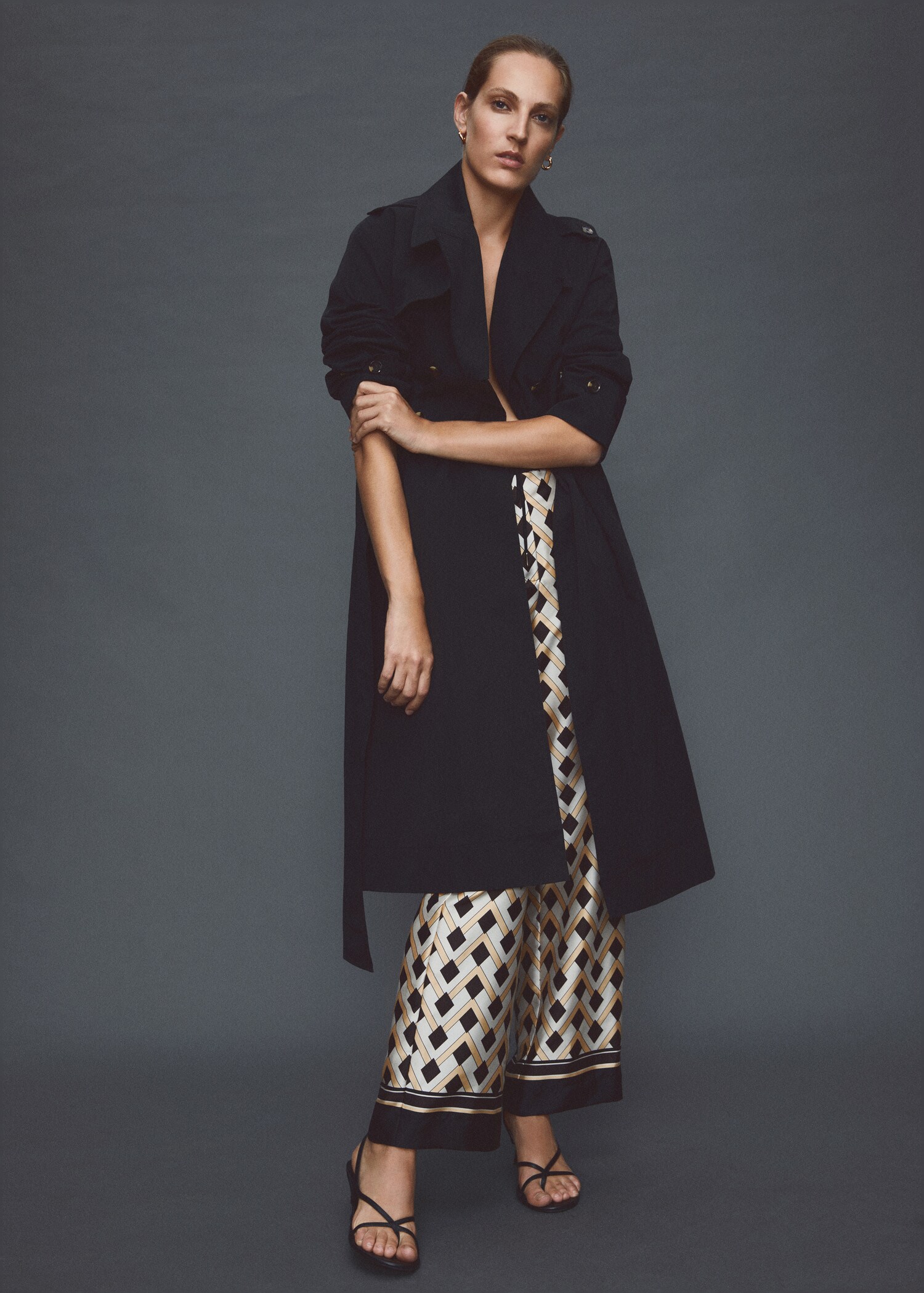Pantalón fluido estampado - Detalle del artículo 7