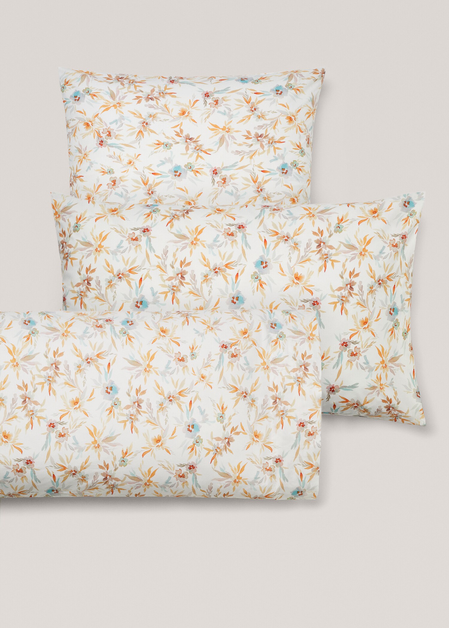 Floral print pillowcase 45x110cm - Details of the article 4