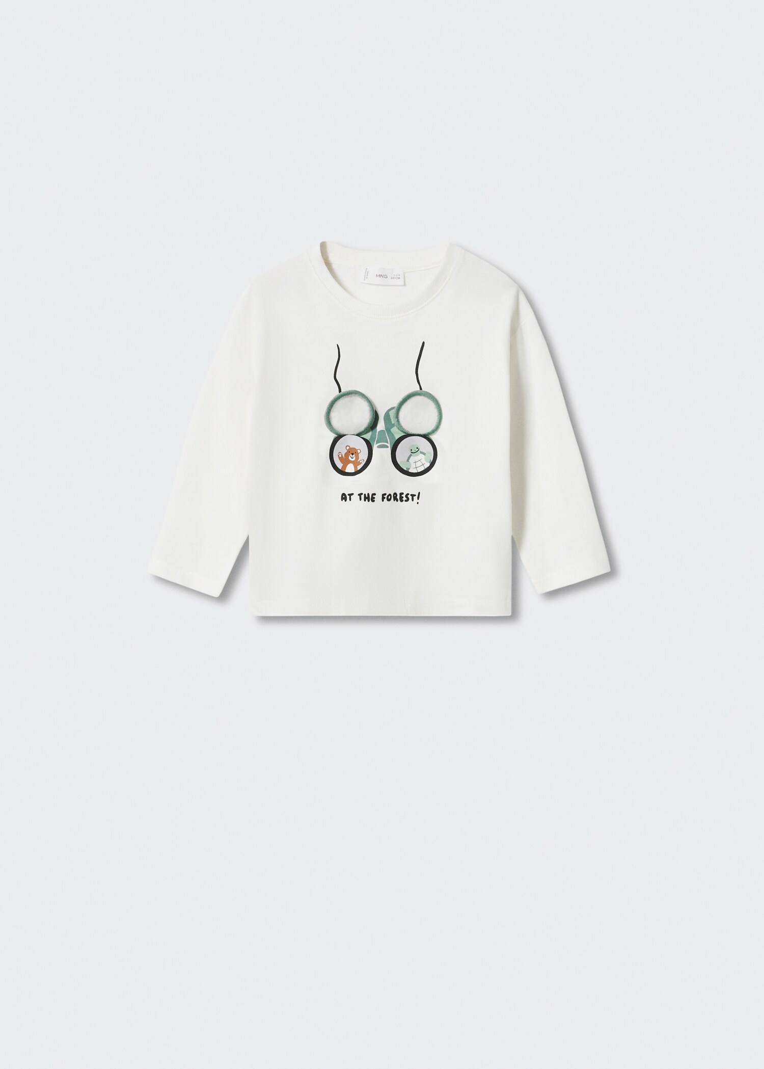 Embossed long-sleeved t-shirt - Details of the article 5