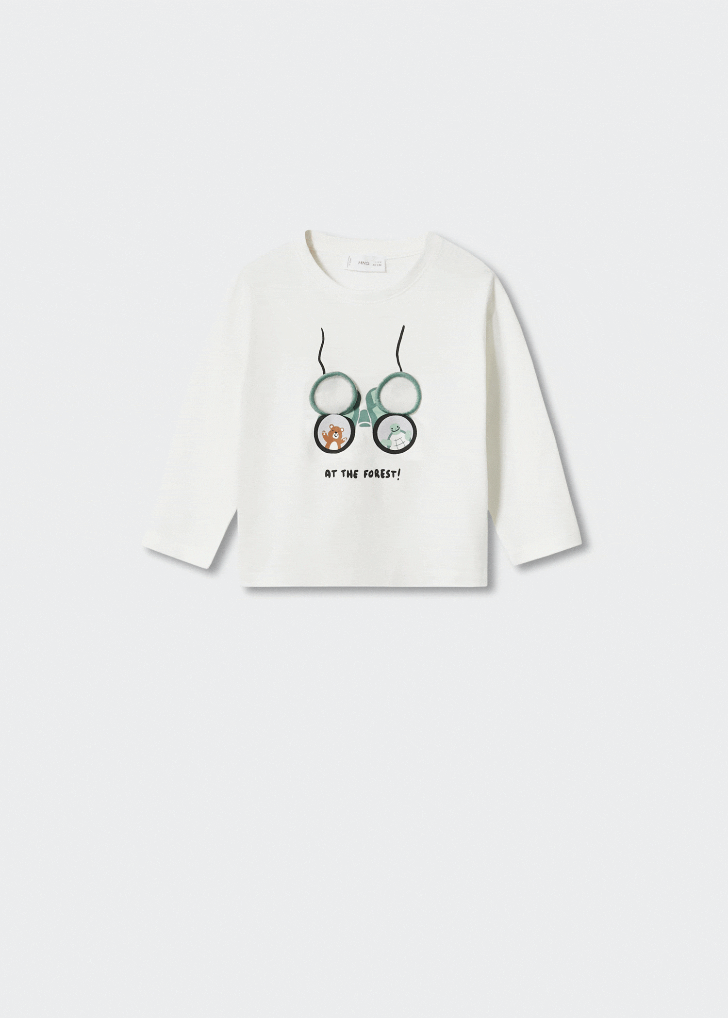 Embossed long-sleeved t-shirt - Details of the article 6