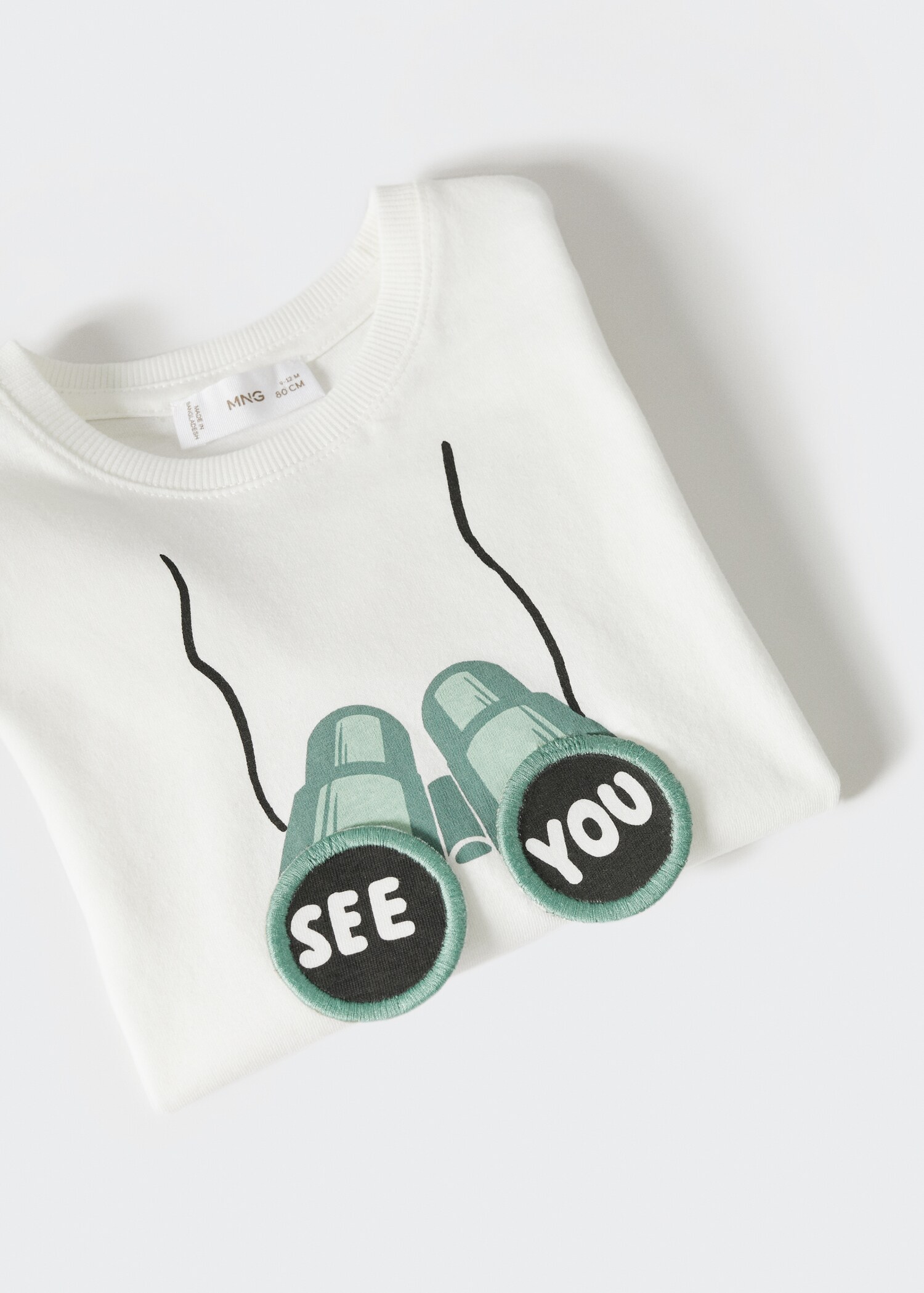 Embossed long-sleeved t-shirt - Details of the article 8