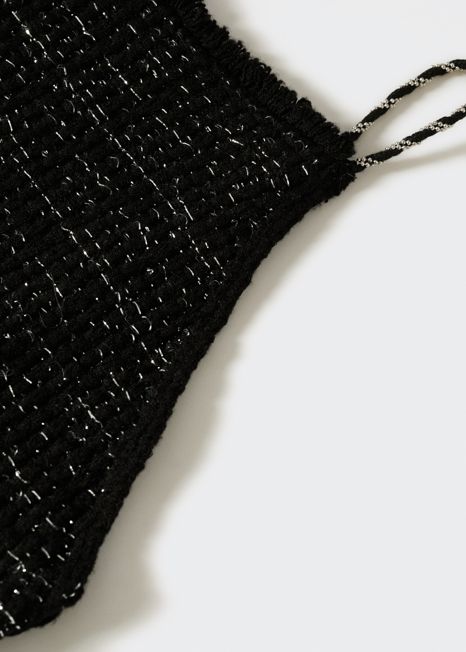 Metallic yarn ribbed top - Details of the article 8