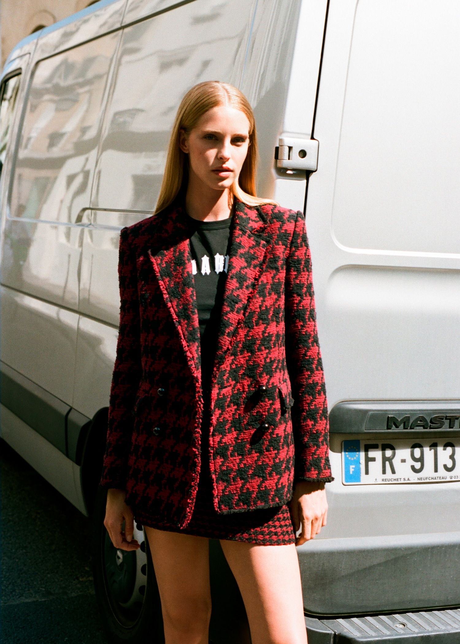 Womens Blazer Women's Plaid Suit Jackets Style Ladies Checked