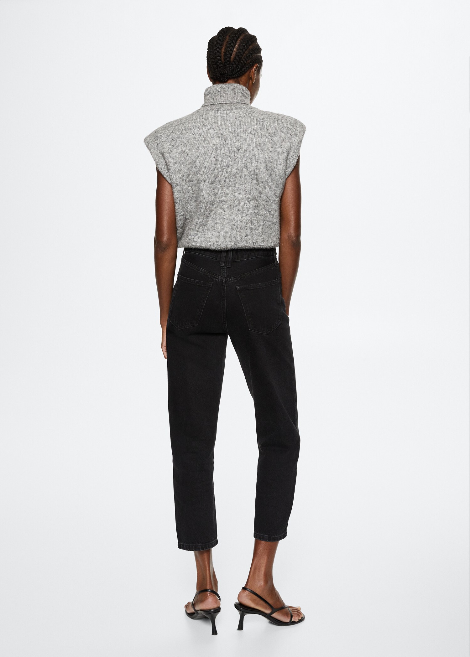 Jean mom taille haute - Verso de l’article