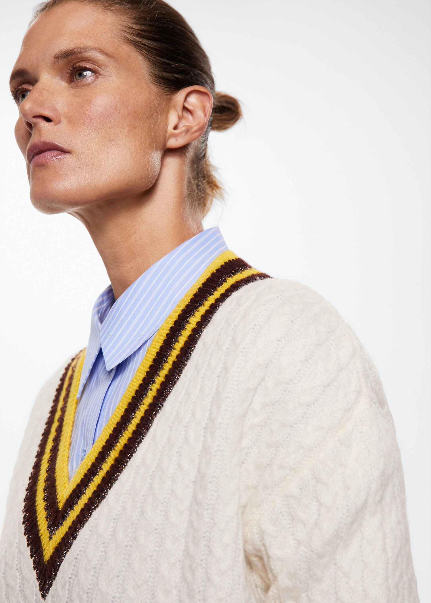 Pull-over Lurex col V - Détail de l'article 4