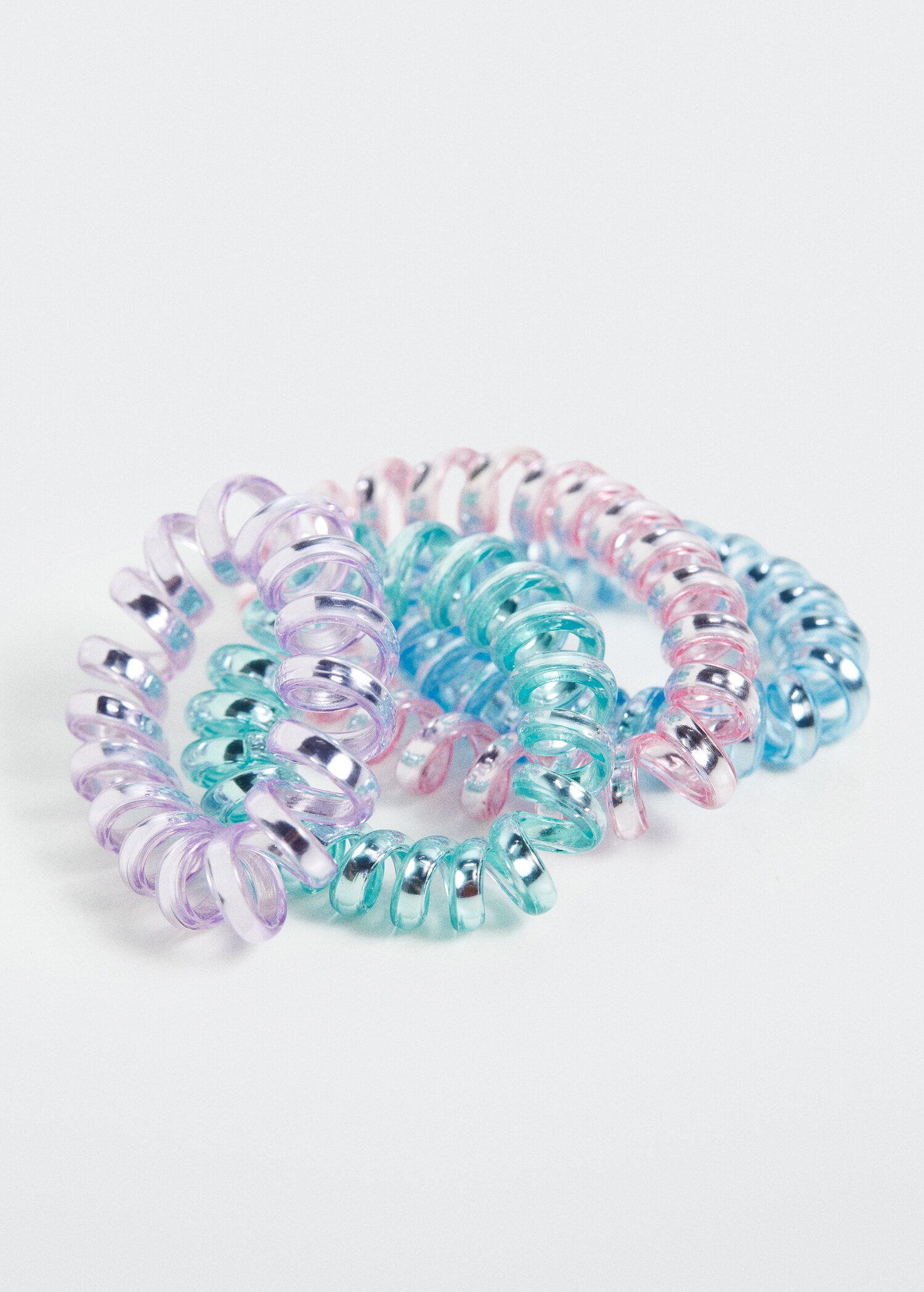 4er-Pack Scrunchies - Mittlere Ansicht
