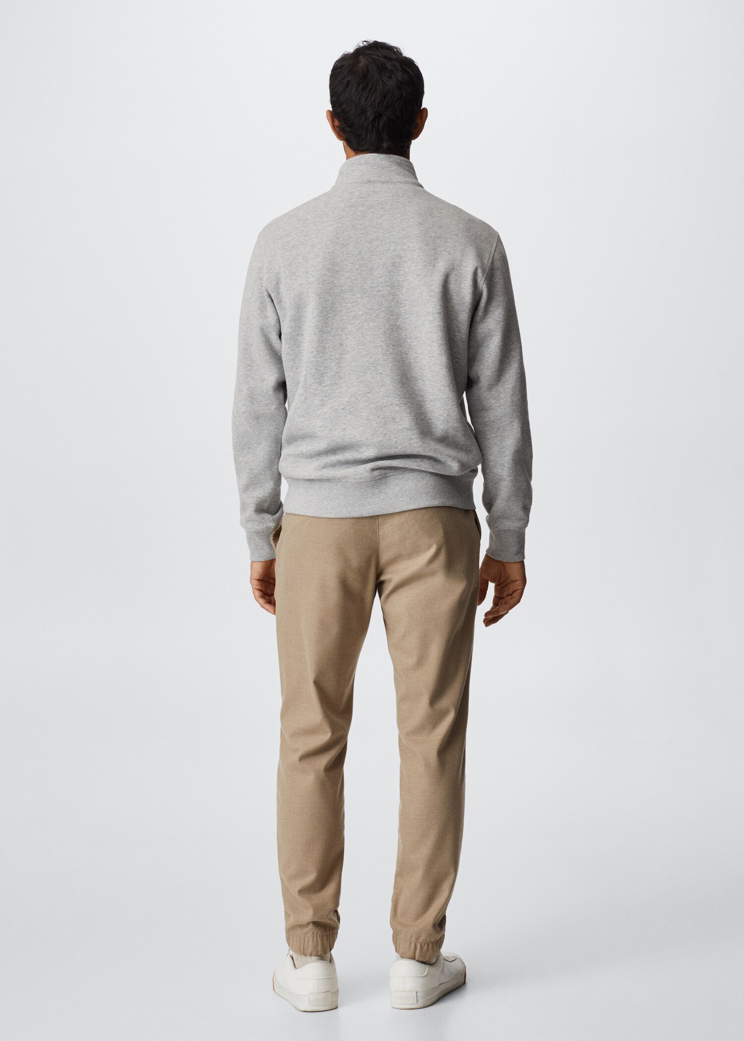 Sweat-shirt style universitaire coton - Verso de l’article