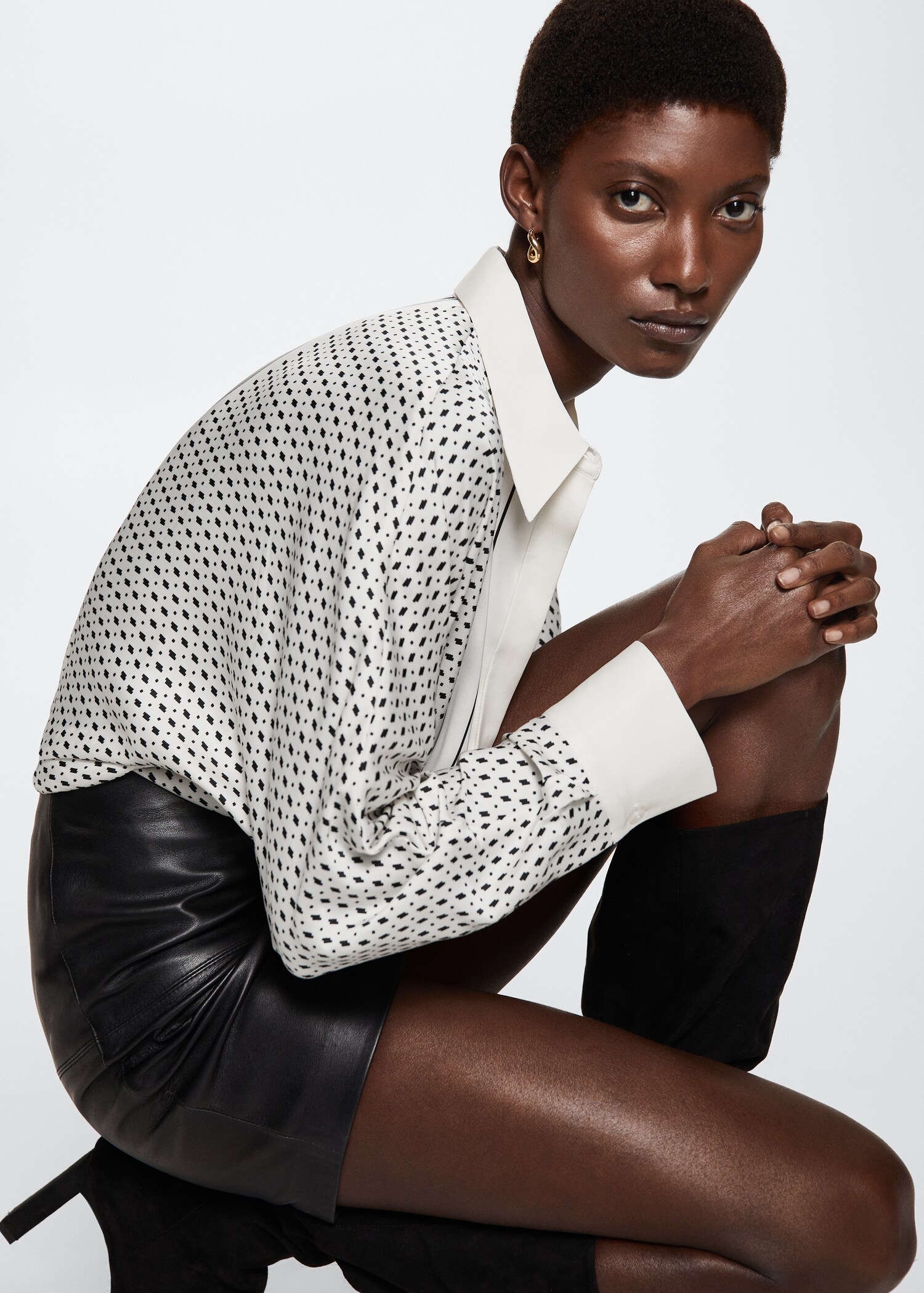 Geometric print shirt - Details of the article 2