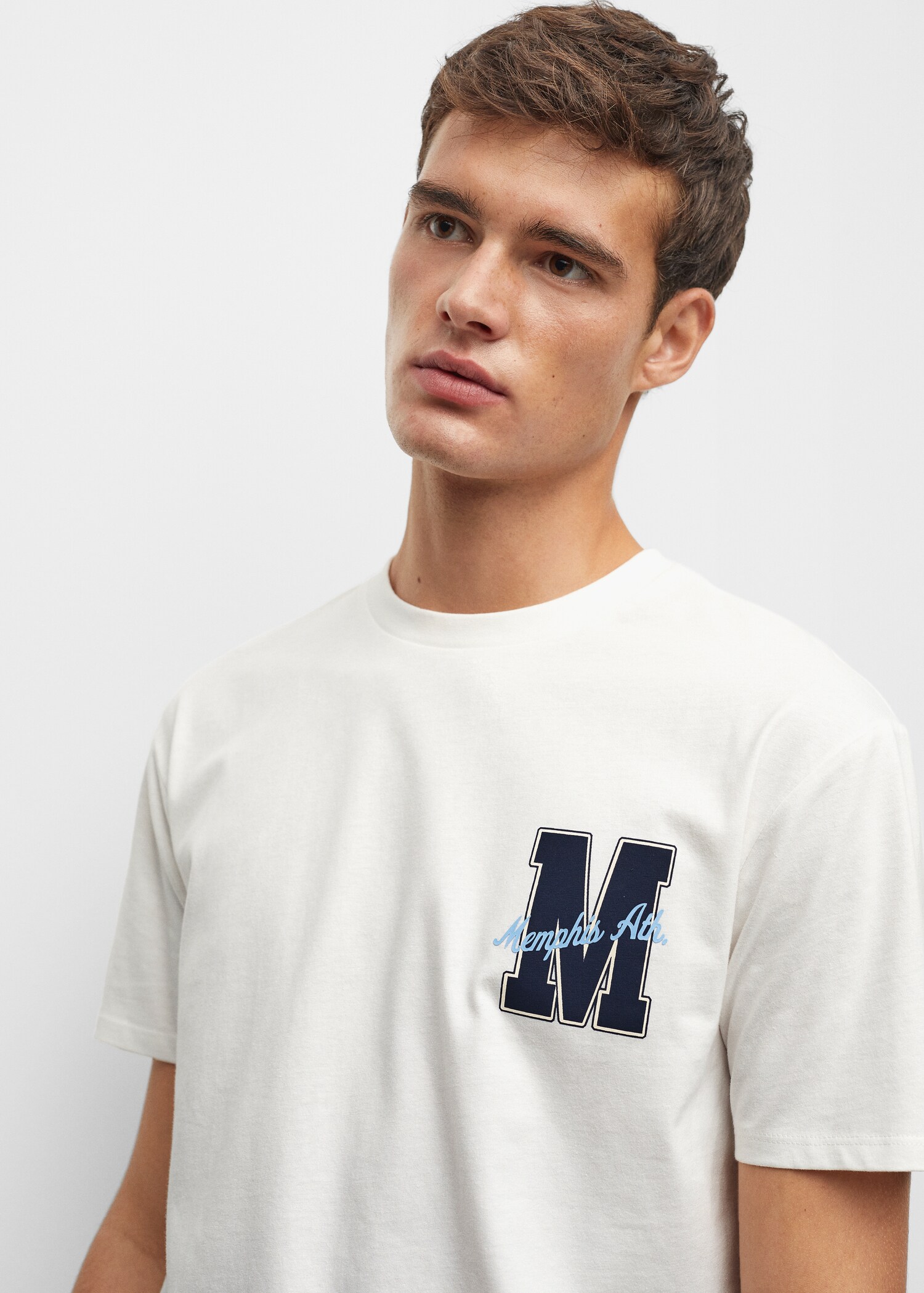 T-Shirt mit Schriftzug - Detail des Artikels 4